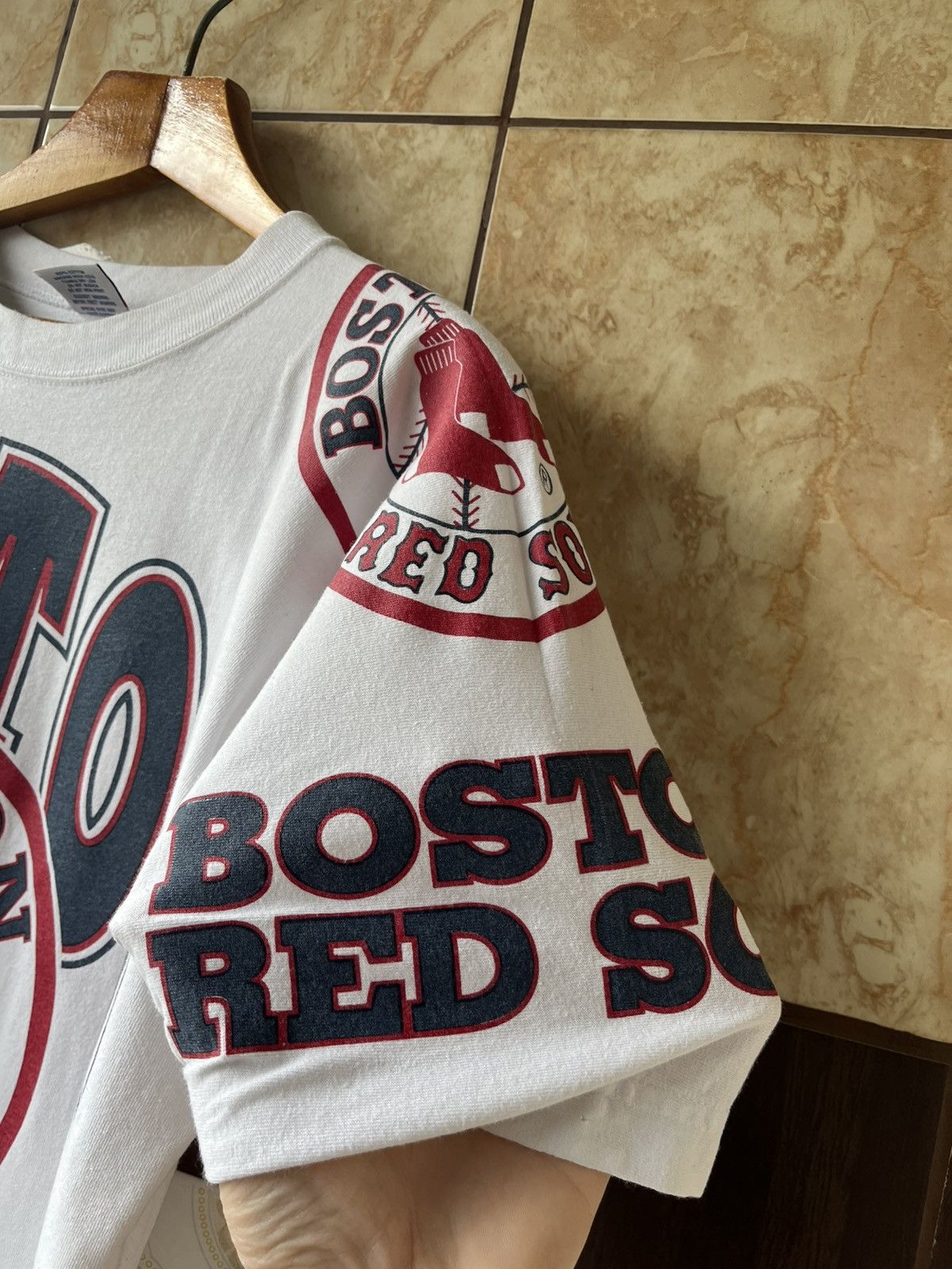 Apex One Vintage 90 Apex One Boston Red Sox T shirt Size US L / EU 52-54 / 3 - 3 Thumbnail