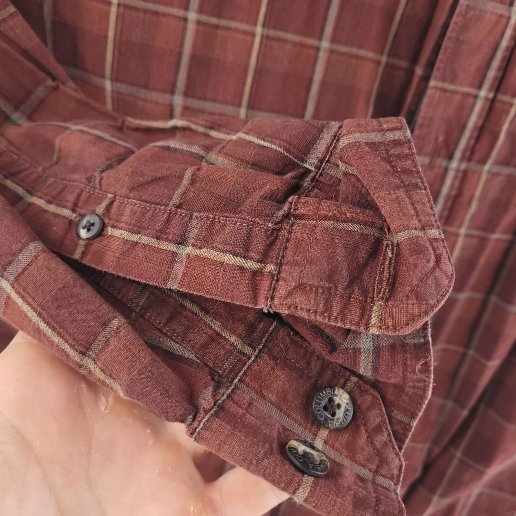 Vintage Columbia Shirt Mens XL Red Check Long Sleeve Button-Up Casual Work Size US XL / EU 56 / 4 - 5 Thumbnail