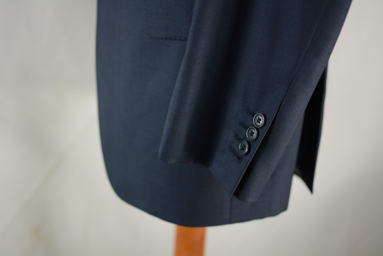 Handmade Antonio Verago Men's Blazer - dark blue Size 94 DE/ 38L UK Size 38L - 5 Thumbnail
