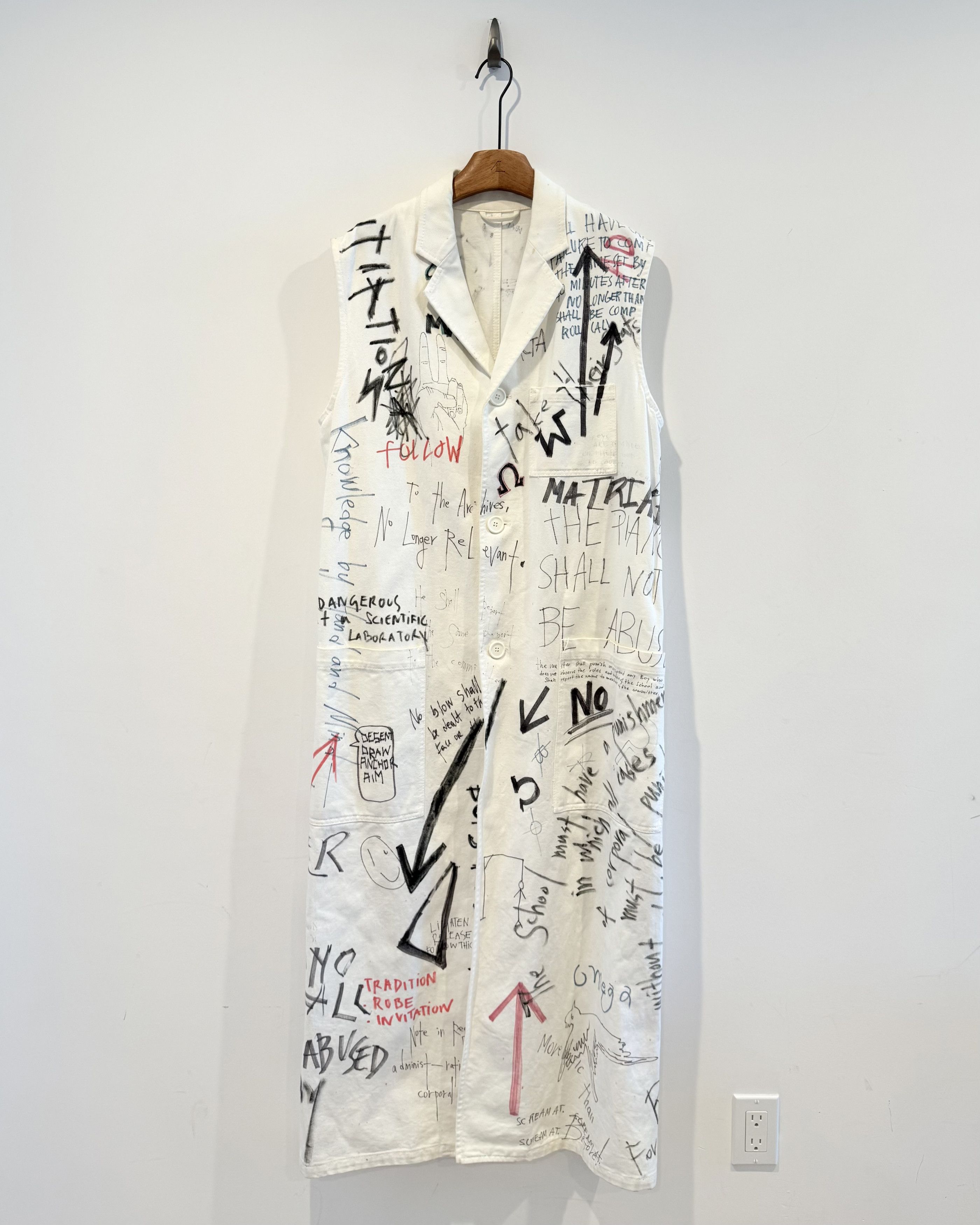 Raf Simons Raf simons Aw2015 piant sleeveless Lab coat Tank Top Size US M / EU 48-50 / 2 - 1 Thumbnail
