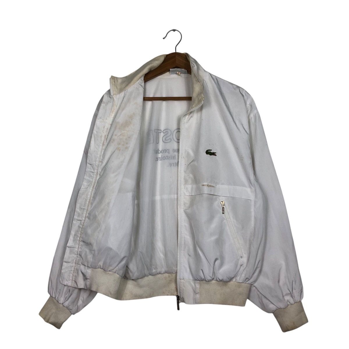 Japanese Brand × Vintage 📌Vintage Single Layer Bomber Jacket Chemise Lacoste Size US M / EU 48-50 / 2 - 12 Thumbnail