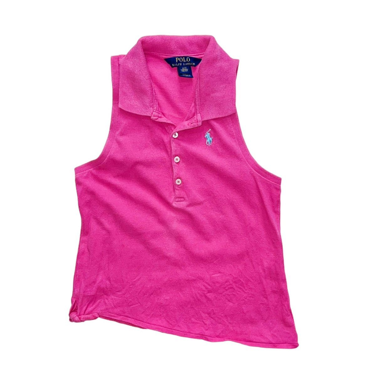 Polo Ralph Lauren Polo Ralph Lauren pink cropped tank top 💖 Size S / US 4 / IT 40 - 1 Thumbnail