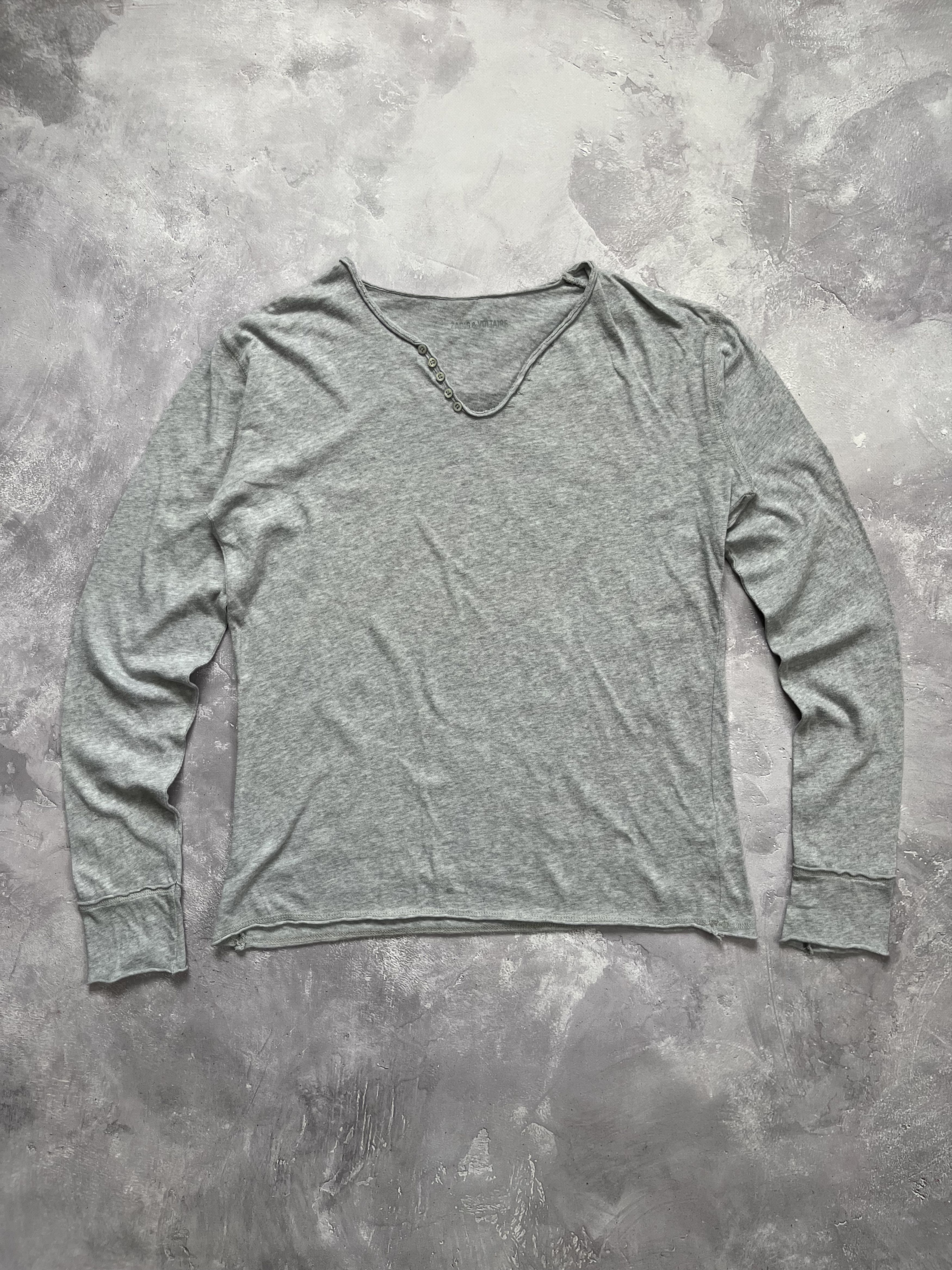 Zadig & Voltaire Zadig & Voltaire Monastir ML Custo Tunisien Skull Shirt Top Size XS / US 0-2 / IT 36-38 - 8 Thumbnail
