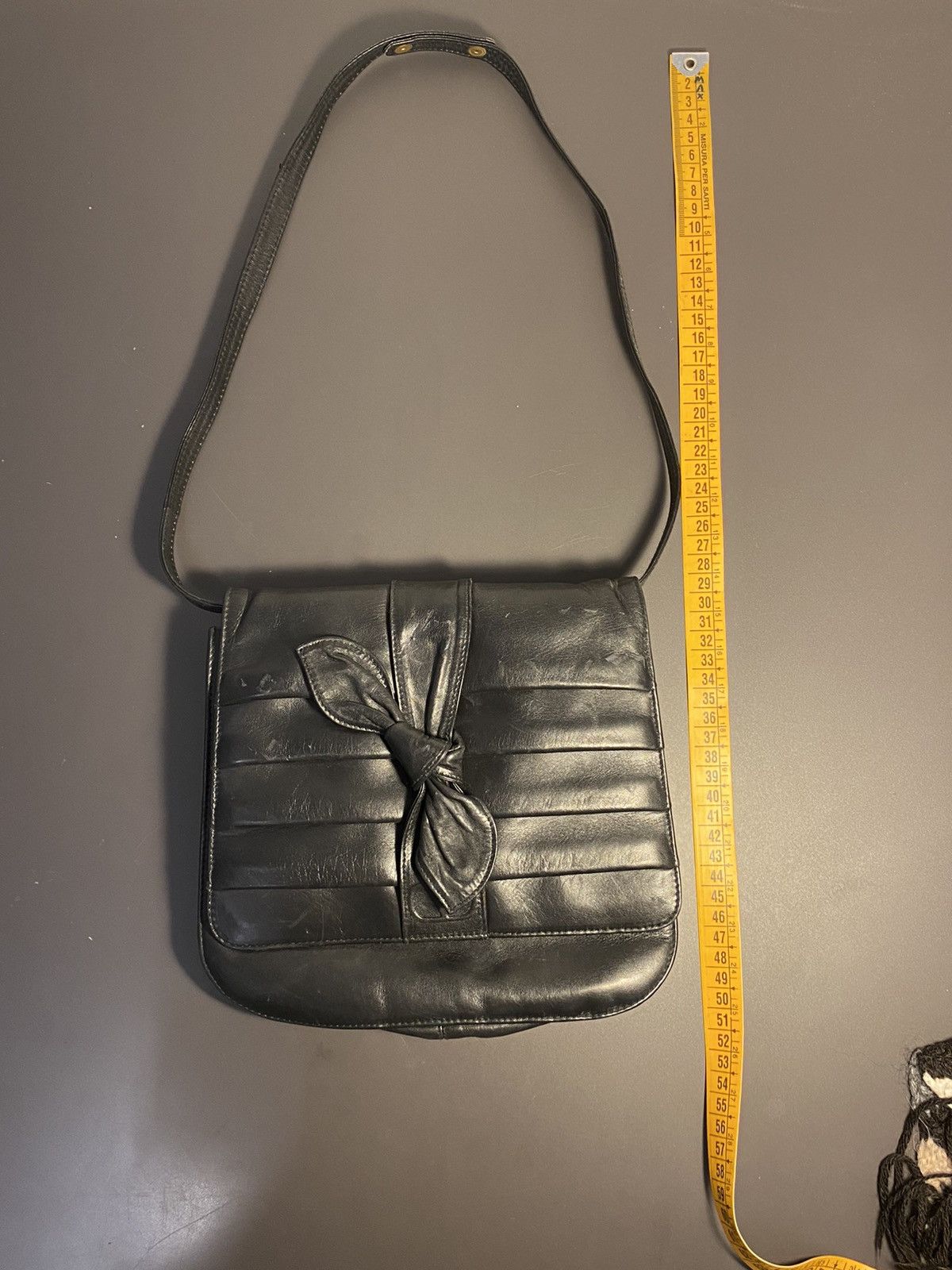 Valentino Valentino black bow bag leather Size ONE SIZE - 12 Thumbnail