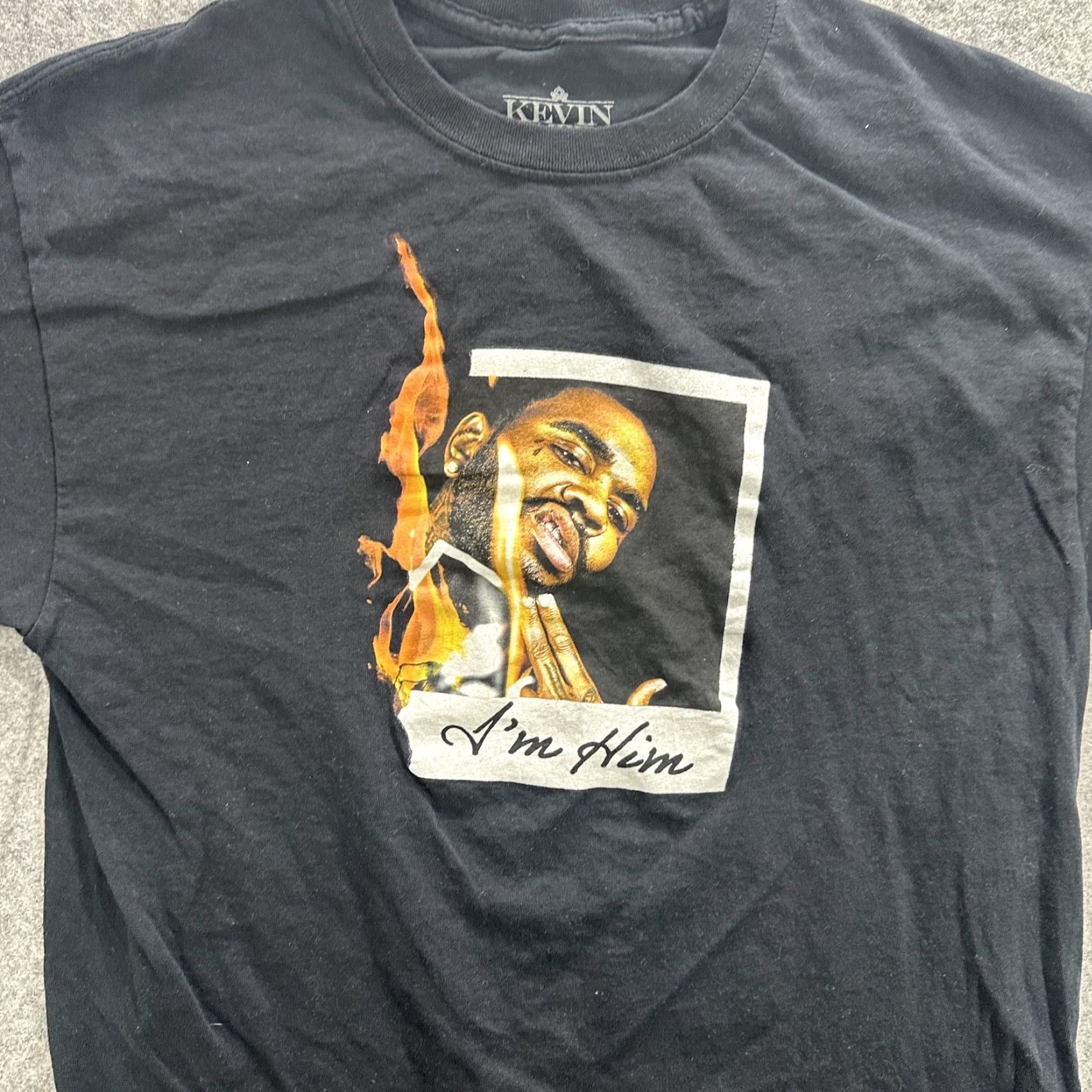 Vintage VINTAGE Kevin Gates T-Shirt Mens Large Black Hip Hop Rap Graphic Flame Music 2010s Size US L / EU 52-54 / 3 - 3 Thumbnail