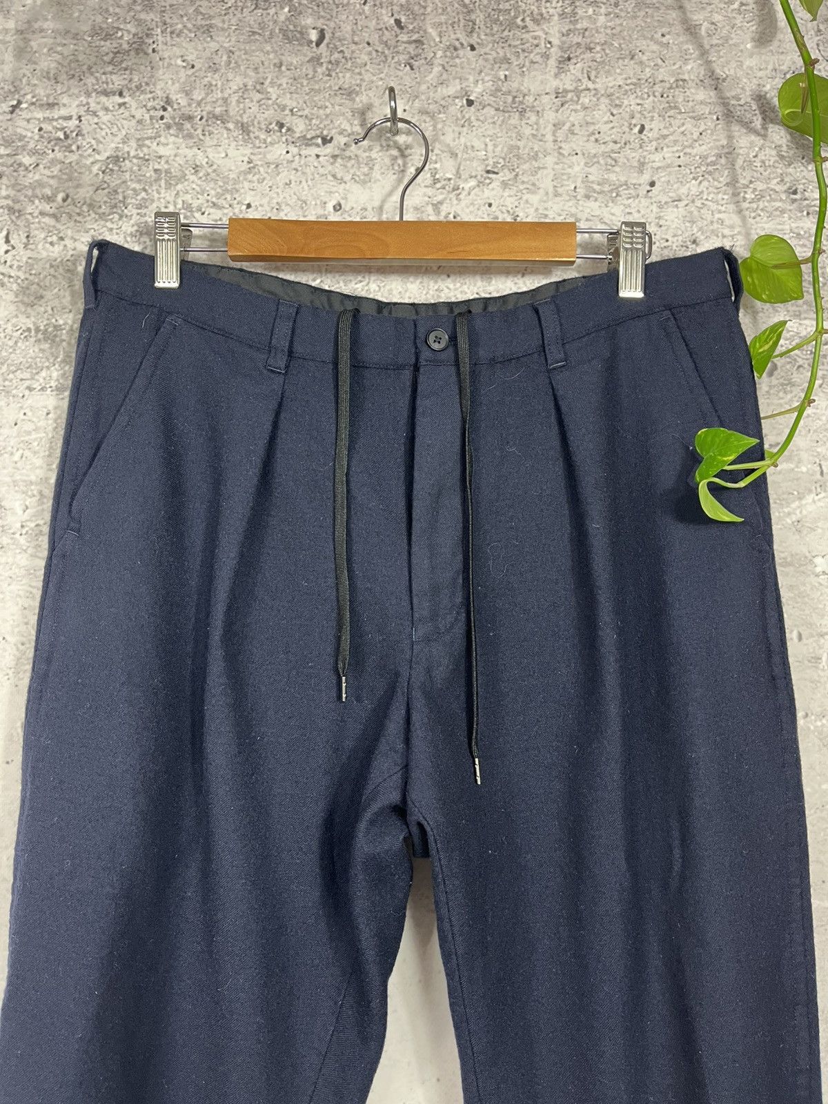 Japanese Brand × United Arrows United Arrows Green Label Relaxing Wool Casual Pants Size US 34 / EU 50 - 1 Thumbnail