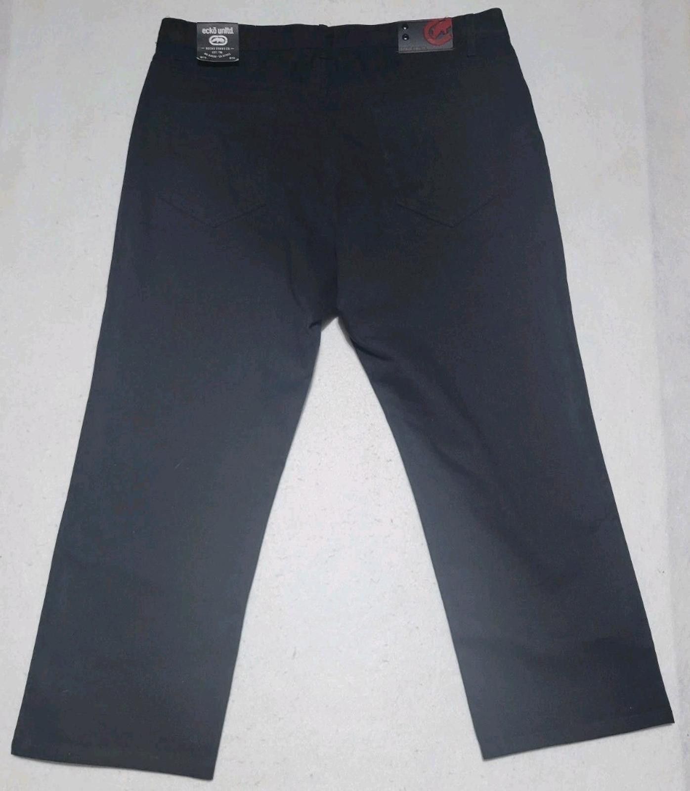 Ecko Unltd. Ecko Unltd 759 Relaxed Baggy Jeans 38x32 Black Denim NWT Size US 38 / EU 54 - 2 Thumbnail
