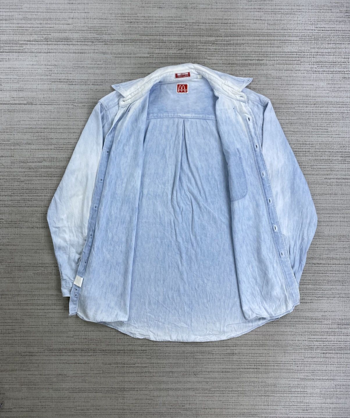 Vintage Vintage 80s Mcdonald’s Light Blue Buttoned Jacket Size US M / EU 48-50 / 2 - 6 Thumbnail