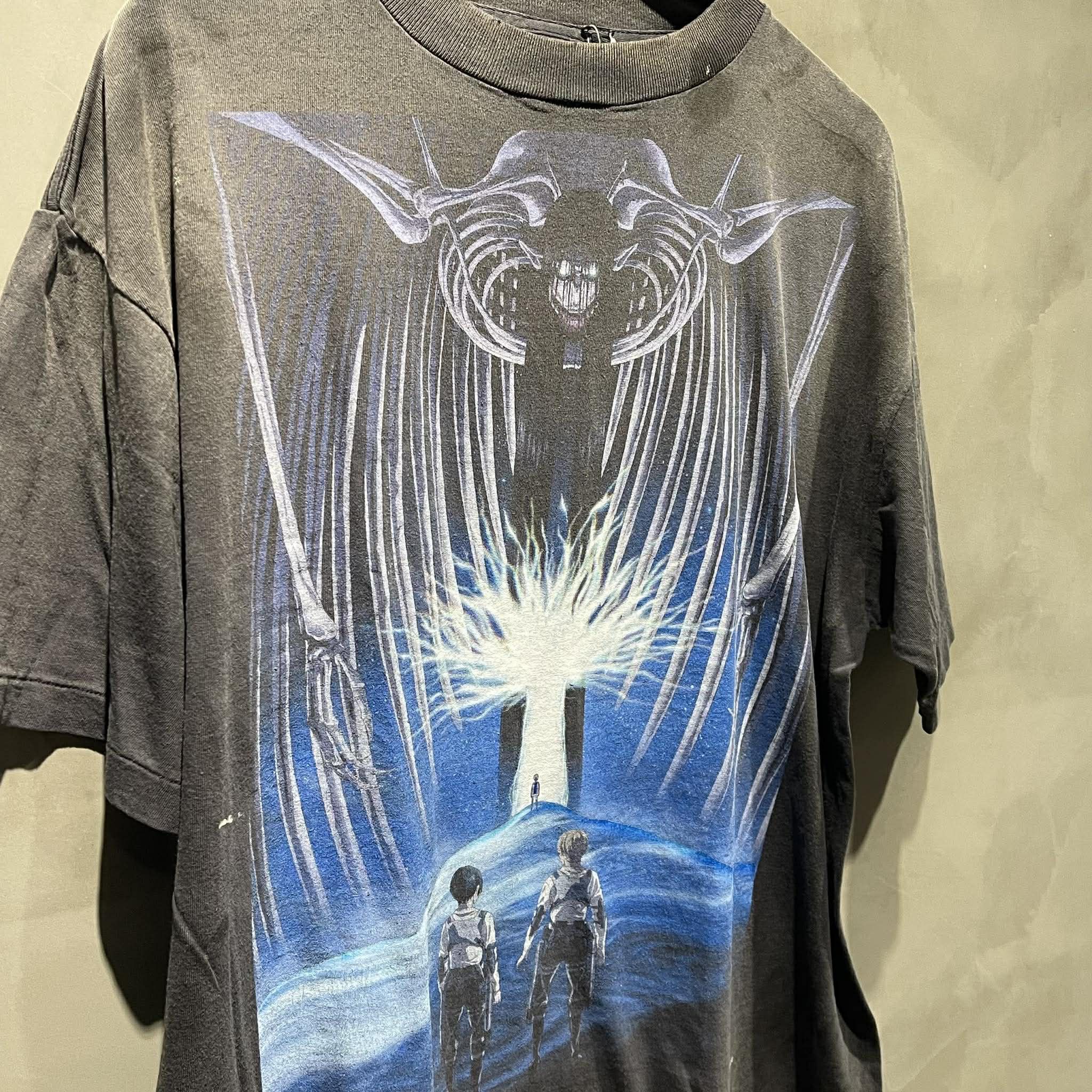 Saint Michael Saint Mxxxxxx x Attack on Titan Tee L Size US L / EU 52-54 / 3 - 3 Thumbnail