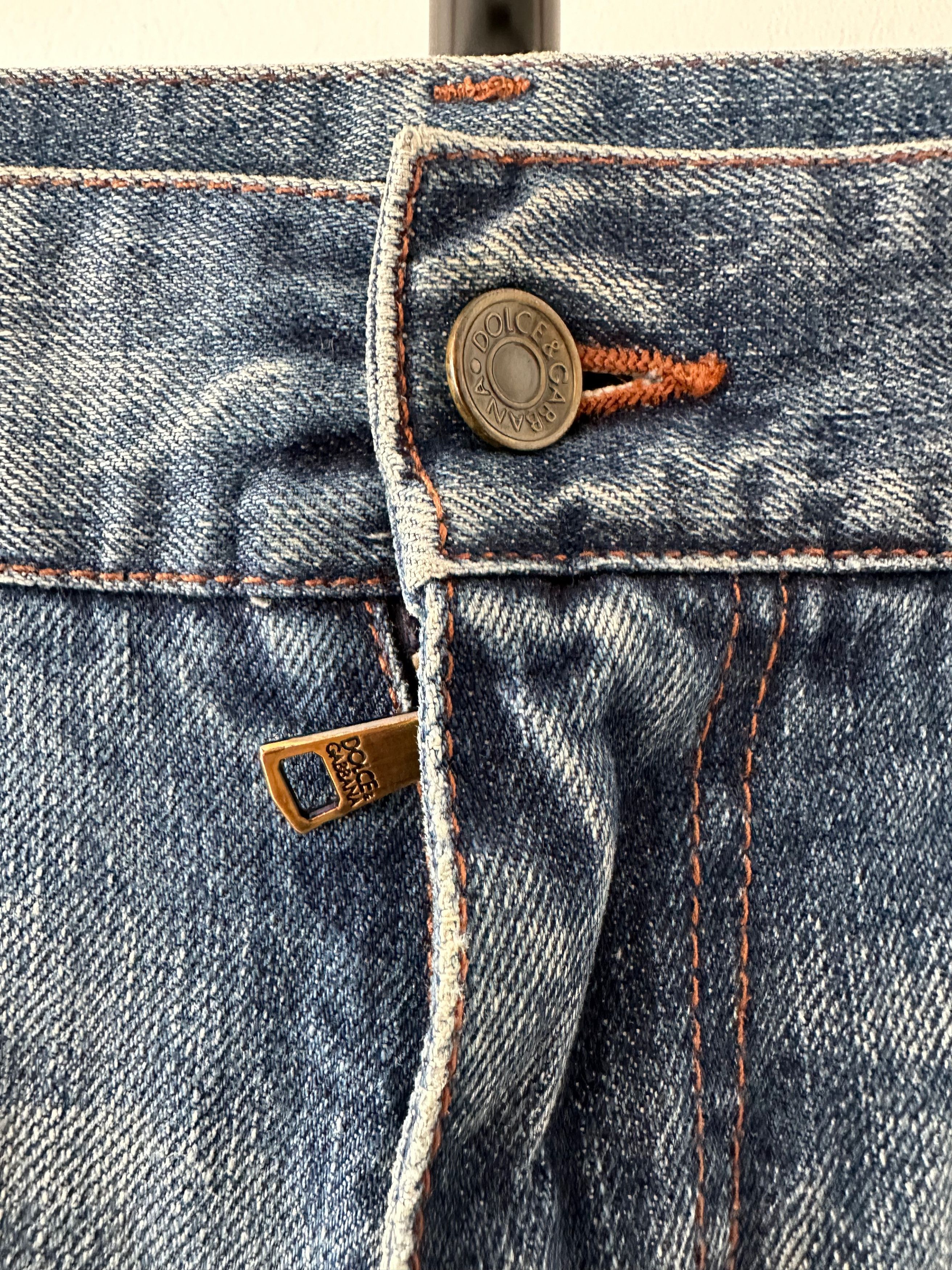Dolce & Gabbana Dolce & Gabbana 16 washed denim pants keans trousers Size US 32 / EU 48 - 8 Thumbnail