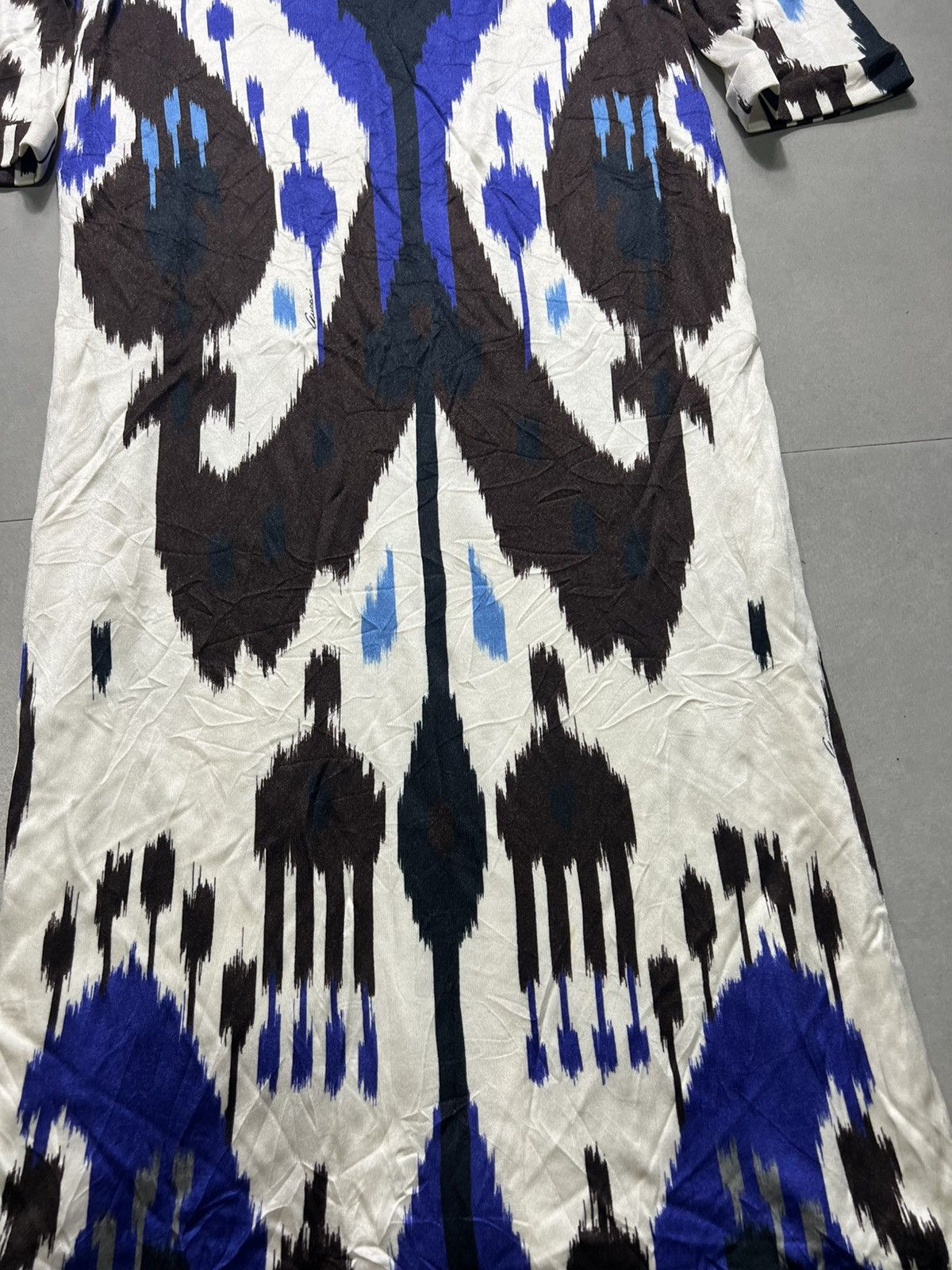 Gucci Gucci - S/S '09 Tribal Print Blot Silk Dress Size S / US 4 / IT 40 - 2 Thumbnail