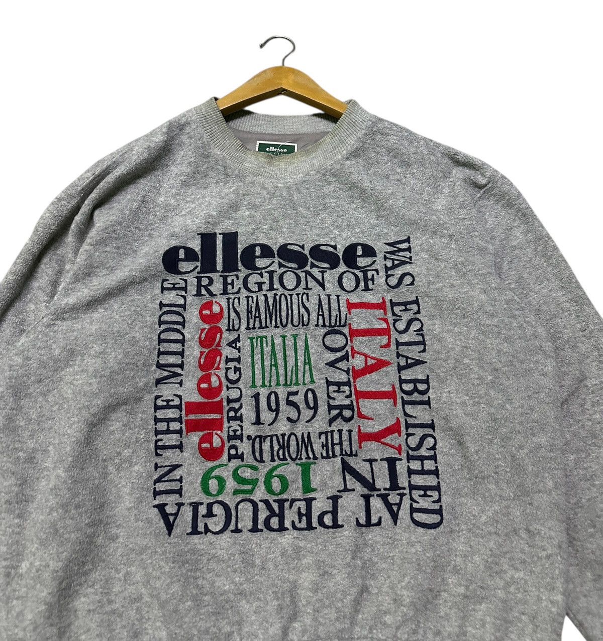 Ellesse Vintage 90s Ellesse golf polartec fleece sweatshirt Size US L / EU 52-54 / 3 - 2 Thumbnail