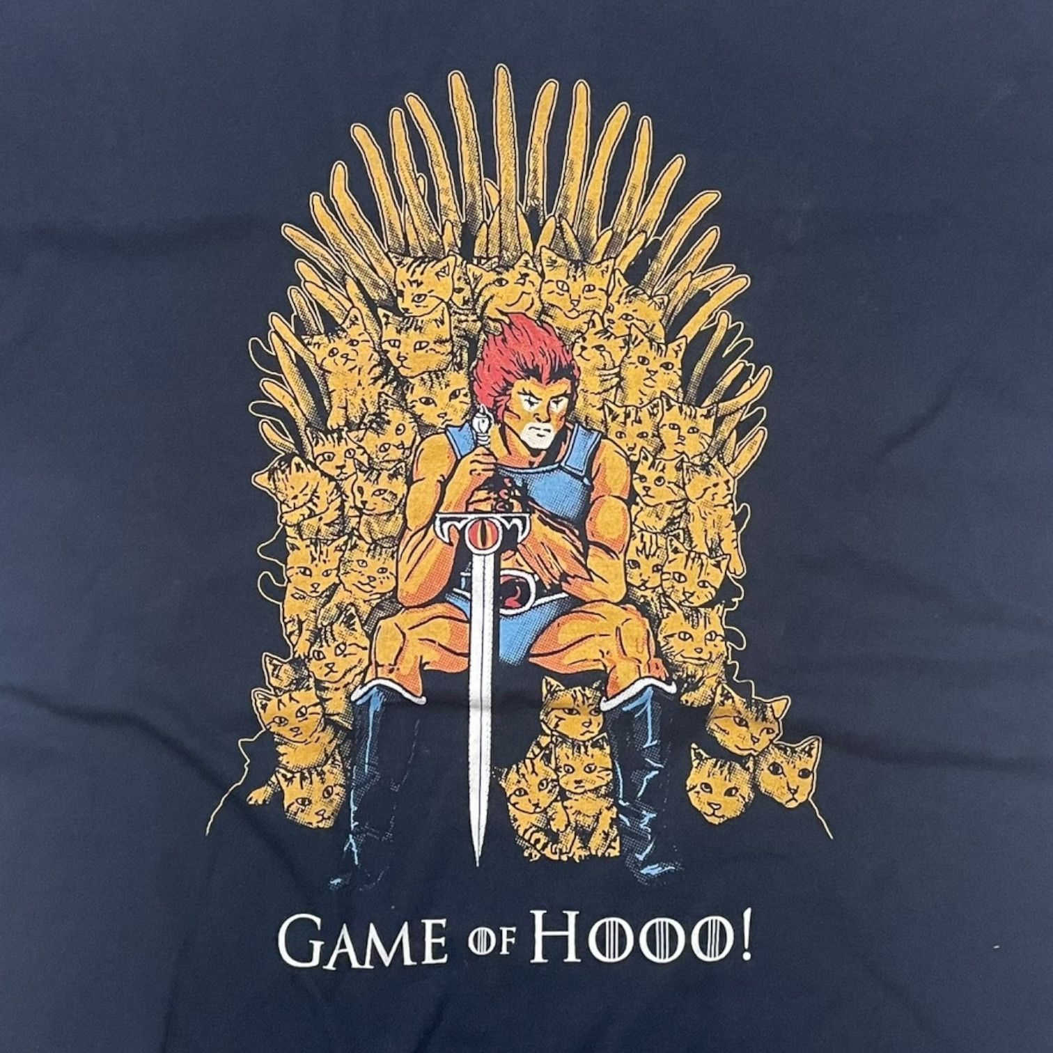 Teefury Vintage Game of Hooo Parody Tee Size US M / EU 48-50 / 2 - 3 Thumbnail