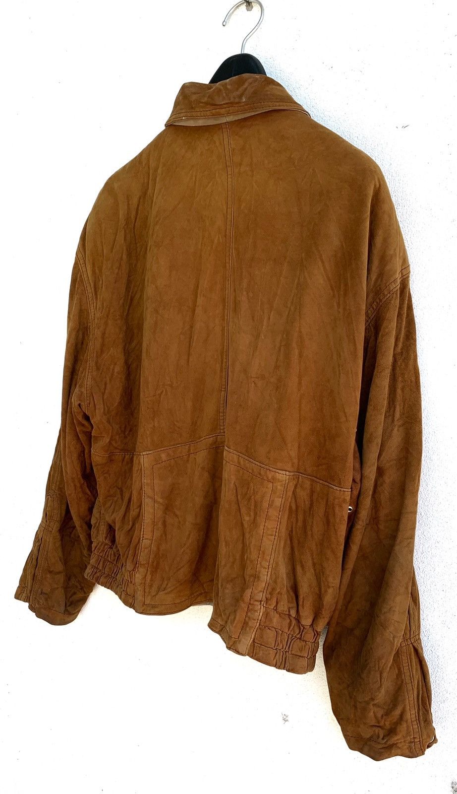 Hugo Boss Vintage Leather Suede Bombers Jacket By Hugo Boss Size US L / EU 52-54 / 3 - 8 Thumbnail