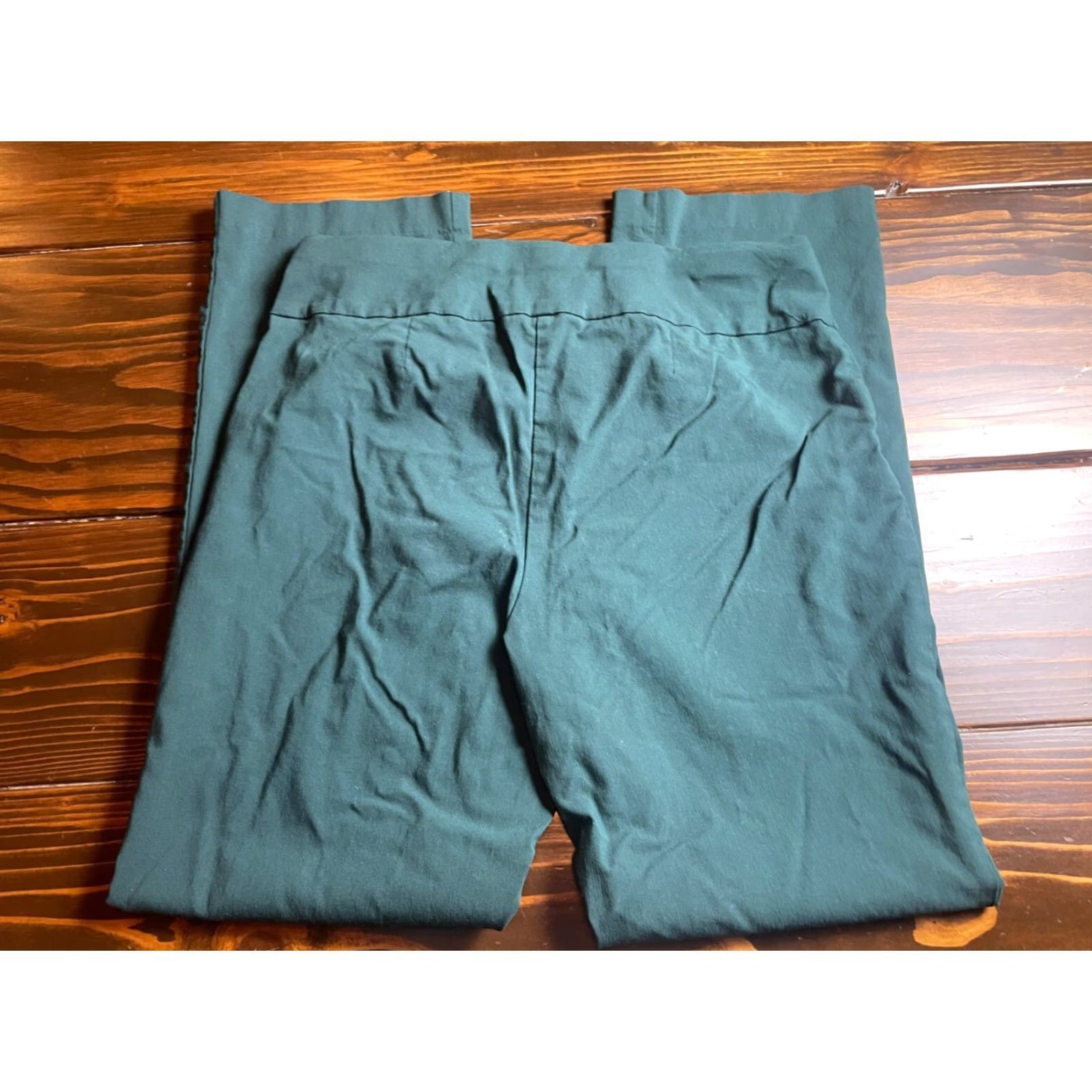 Vintage Cooper & ella Pants Women Dress Pants Green Pull On 14 Regular Ensemble Womens Size 36" / US 14 / IT 50 - 2 Thumbnail