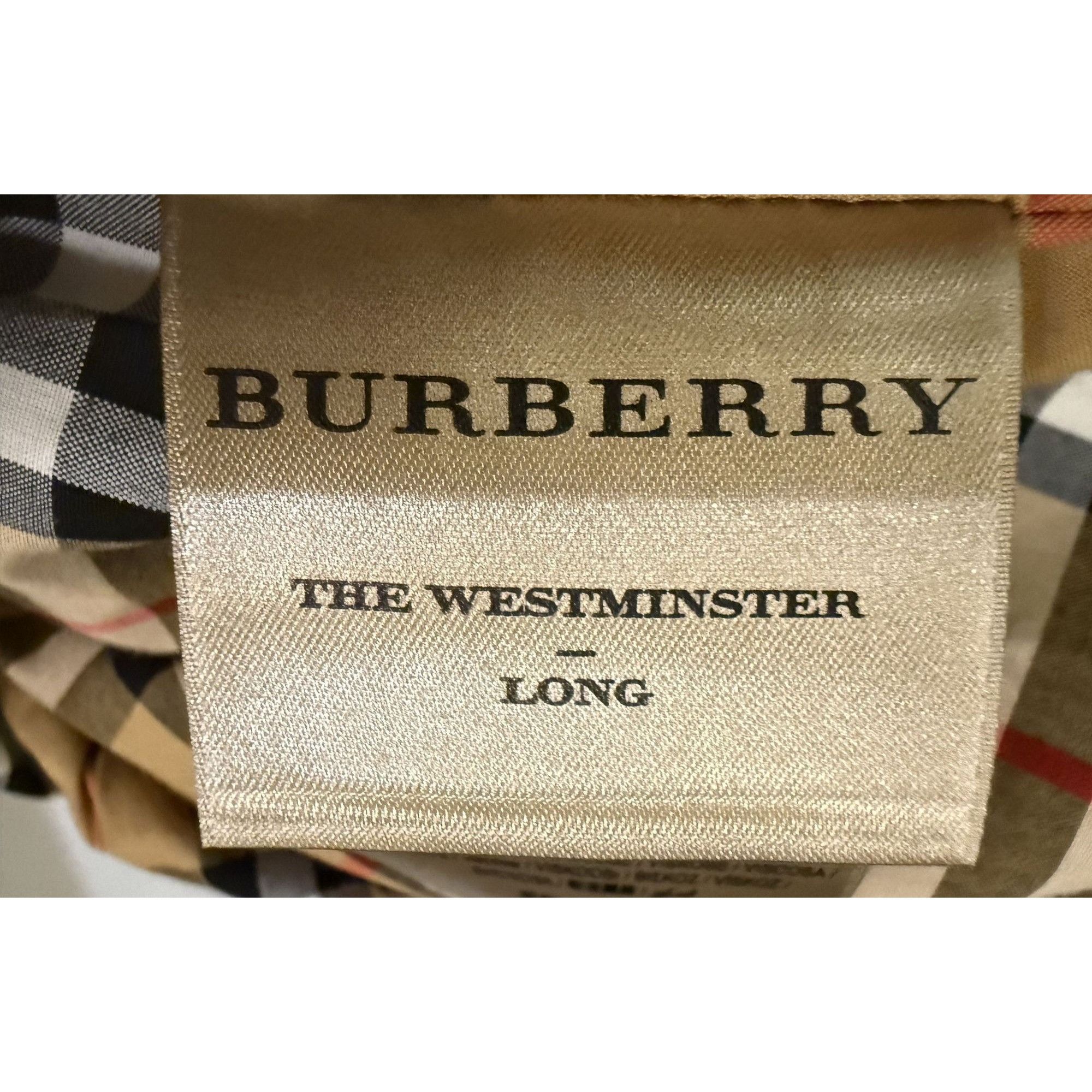Burberry Burberry The Westminster Long Trench Coat Beige Cotton Women Size XS / US 0-2 / IT 36-38 - 5 Thumbnail