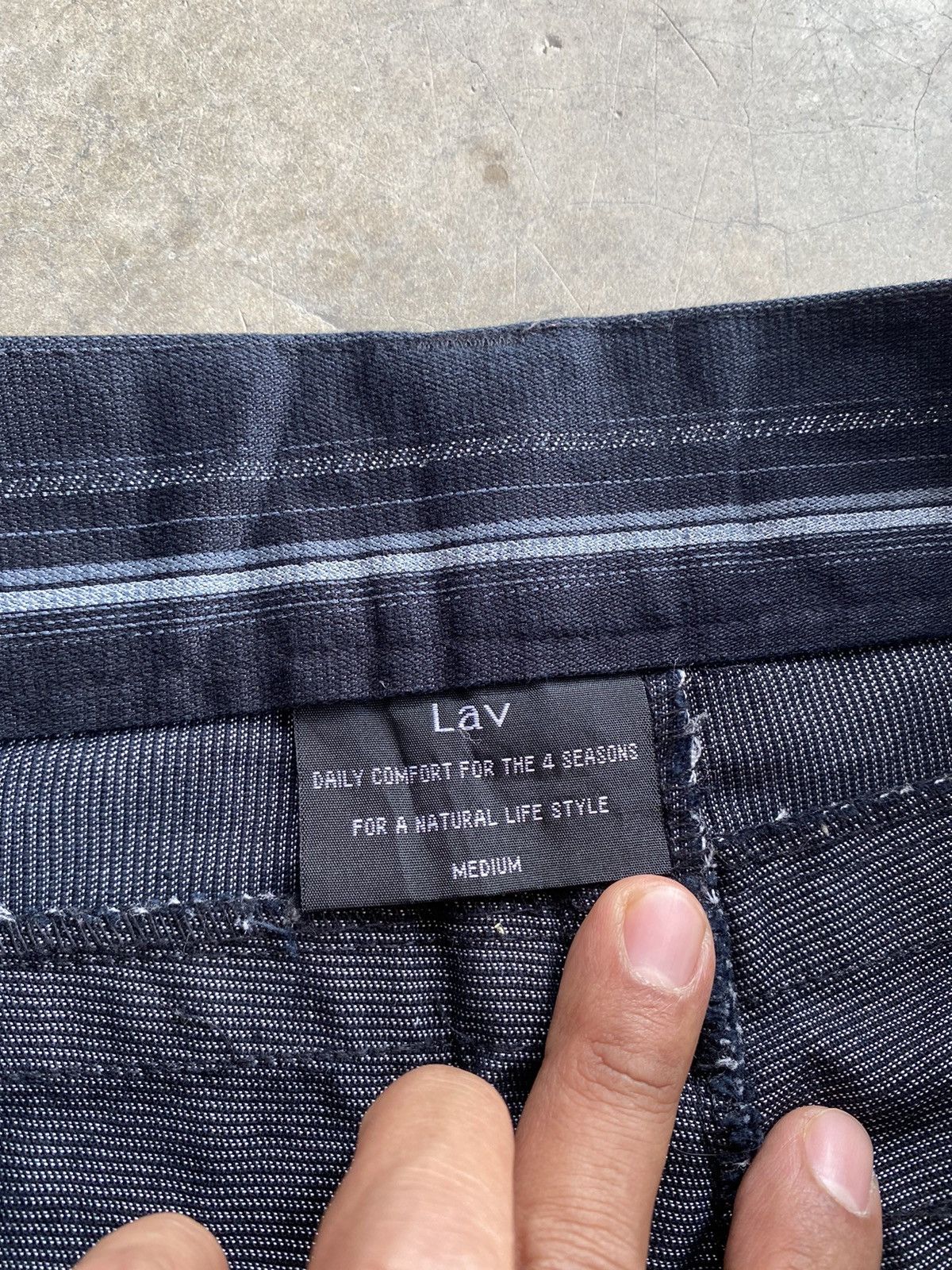 Hysteric Glamour Flare Jeans Japanese Pinstripes Lav Wabash Hickory Size US 31 - 8 Thumbnail