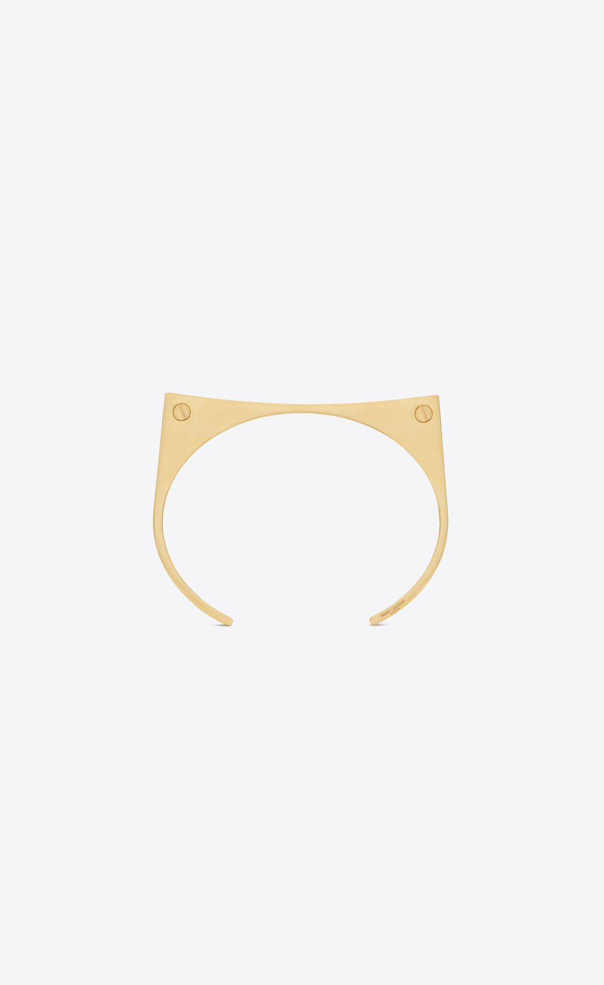 Saint Laurent Paris o1b1hav111124 Size: OS / Geometric Bracelet in Metal in Gold Size ONE SIZE - 3 Thumbnail