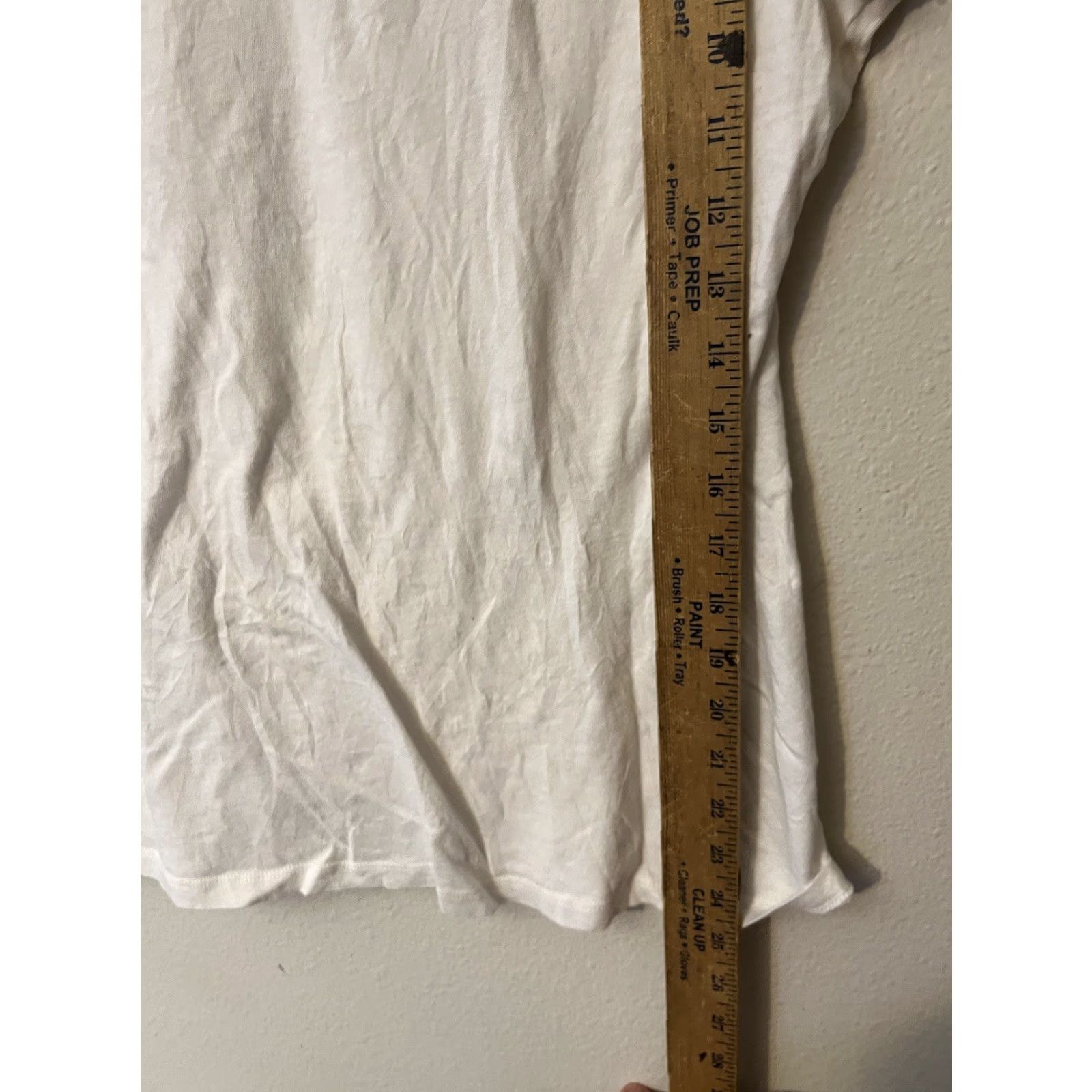 Vintage WOMENS New York & Company White Flag HEART T SHIRT NYC City Size L/White Size L / US 10 / IT 46 - 5 Thumbnail