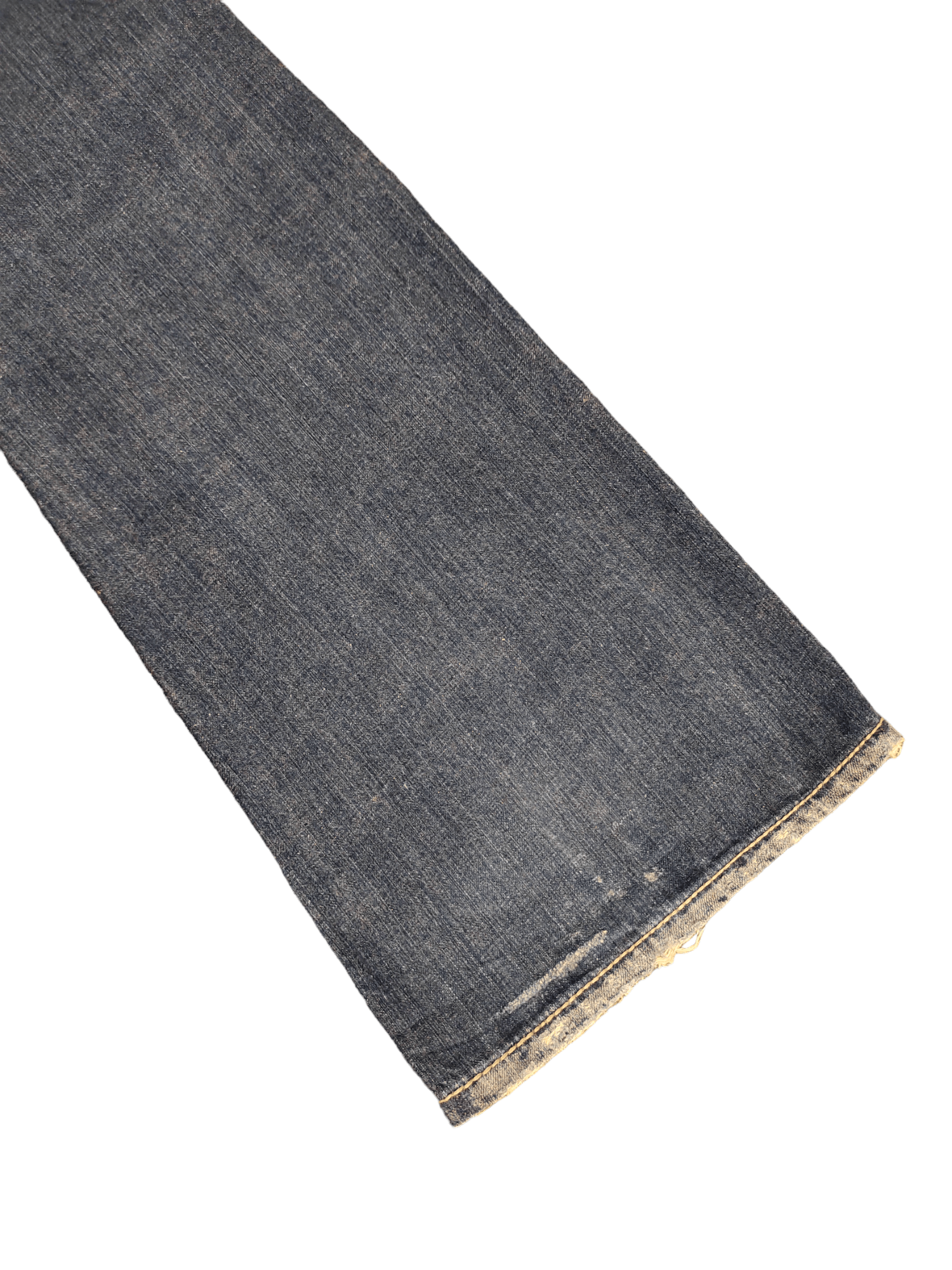 Le Grande Bleu (L.G.B.) Flare Jeans 5 Japan Distress Faded Low Rise Boot Cut Y2k Goa Size US 28 / EU 44 - 17 Thumbnail