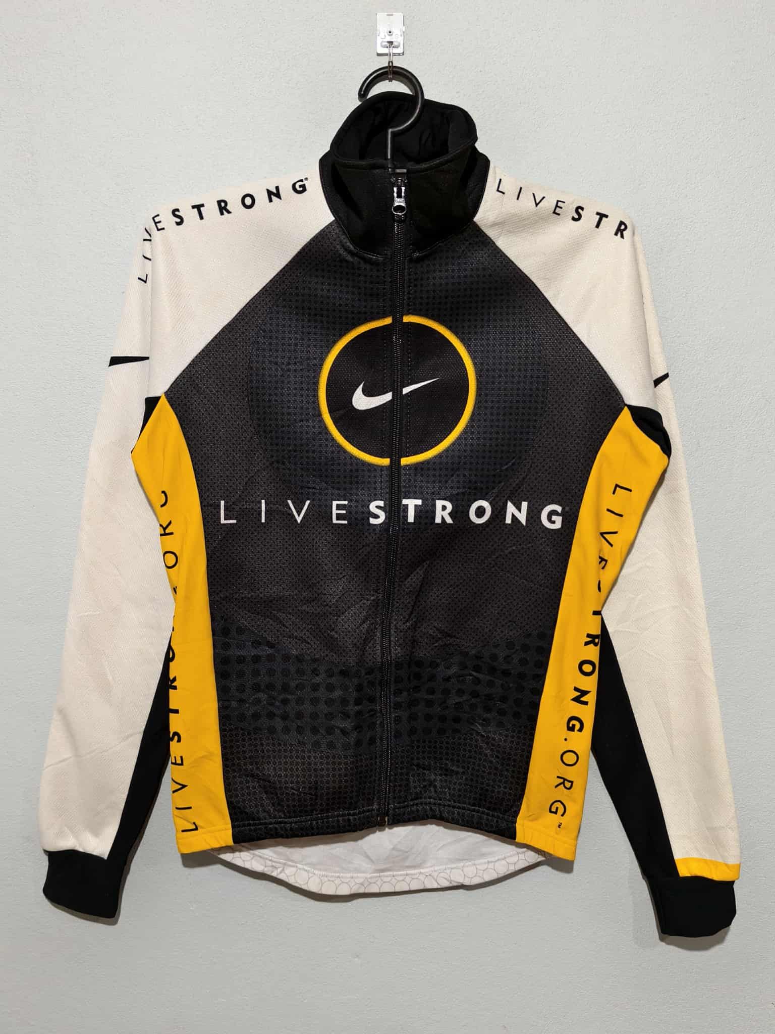 Nike × Vintage VTG.Nike Live Strong Lance Armstrong Yellow Cycling Jersey Size US XS / EU 42 / 0 - 1 Thumbnail