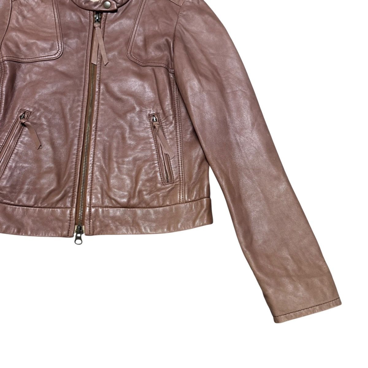 URBAN RESEARCH DOORS Urban Research Leather Moto Jacket Size XS / US 0-2 / IT 36-38 - 5 Thumbnail