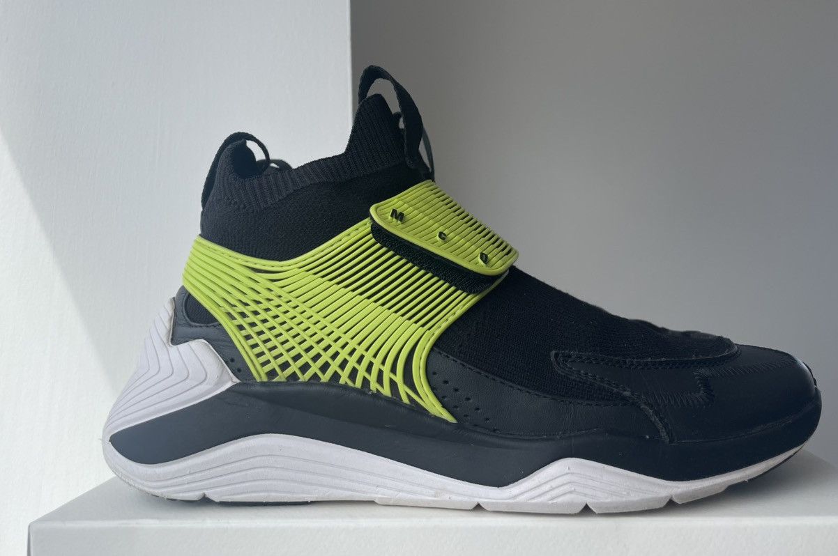 MCQ RRP £450 Auth Alexander McQueen Trainers MCQ BlackGreen UK 5 Size US 7.5 / IT 37.5 - 3 Thumbnail