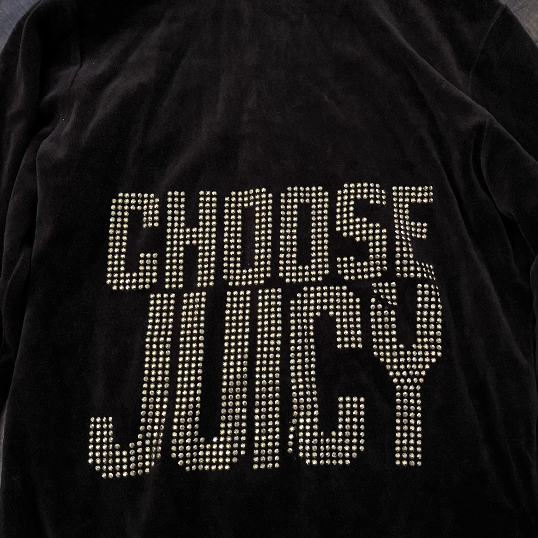 Juicy Couture VINTAGE Juicy Couture Velour Hoodie Womens XL Brown Full Zip Y2K Love Size XL / US 12-14 / IT 48-50 - 3 Thumbnail