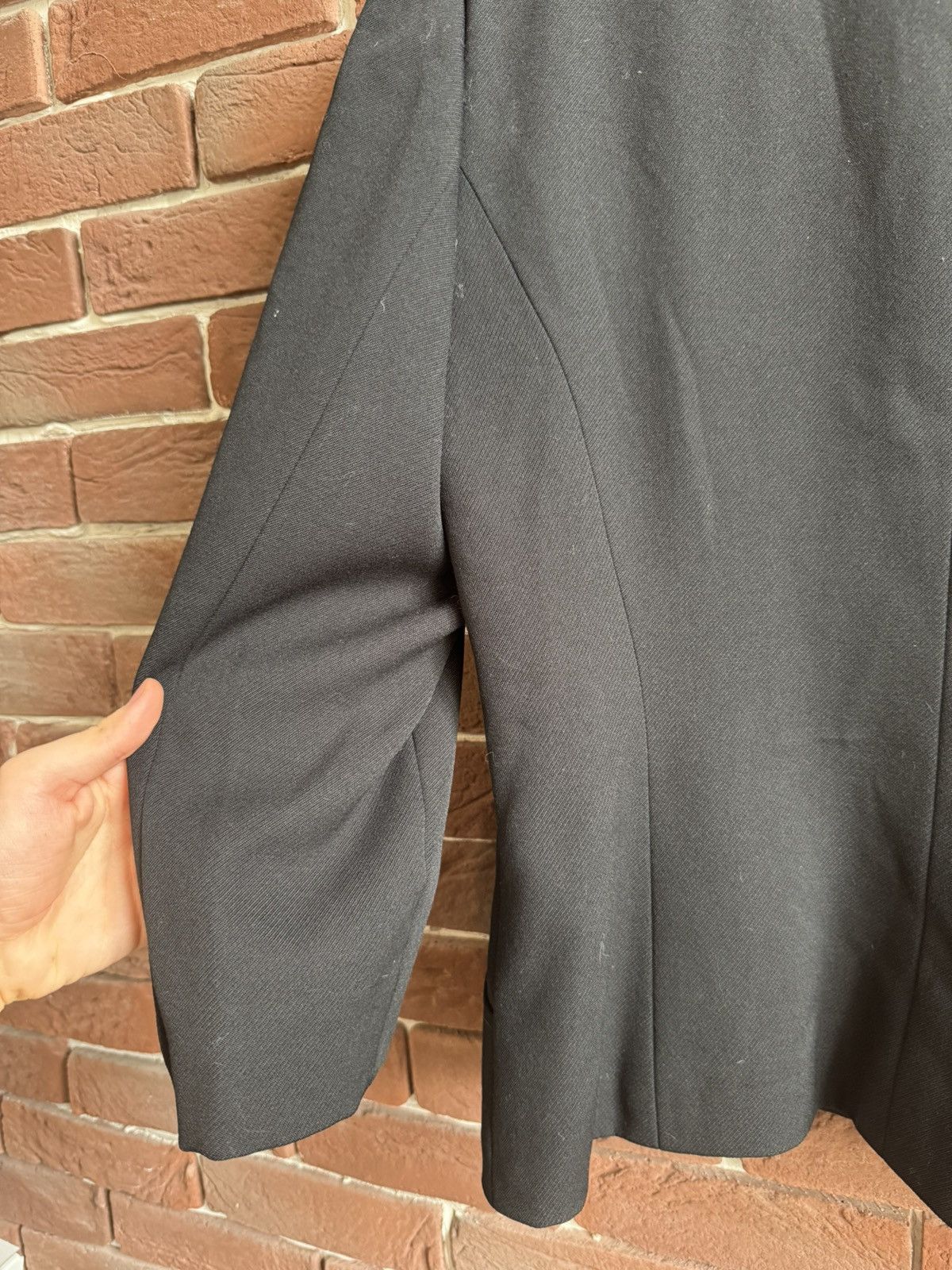 Chloe Vintage 90s Chloe Blazer Luxury Designer Woman Black Jacket Size L / US 10 / IT 46 - 8 Thumbnail