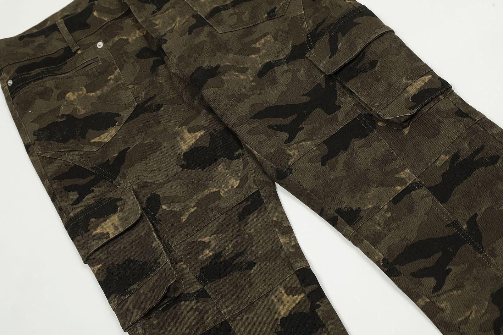 Other Camouflage Cargo Flare Pants Size US 28 / EU 44 - 9 Thumbnail