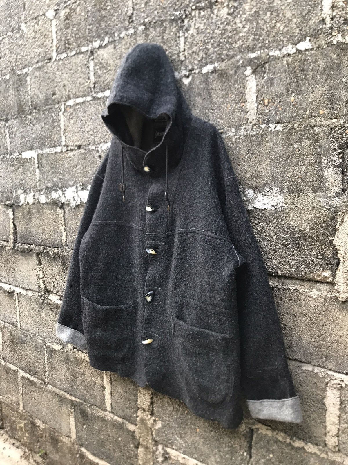 BARNS OUTFITTERS × Gloverall 🌟Gloverall Wool Hoodies Barn Coat Jacket Size US M / EU 48-50 / 2 - 3 Thumbnail