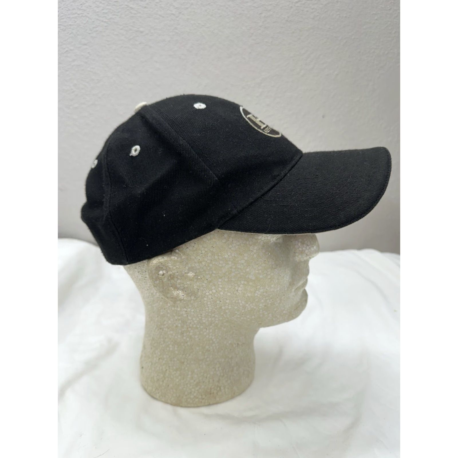 Vintage Otto Headwear Baseball Hat Keystone Black Tan Logo Adjustable Mens One Size Black Size ONE SIZE - 6 Thumbnail