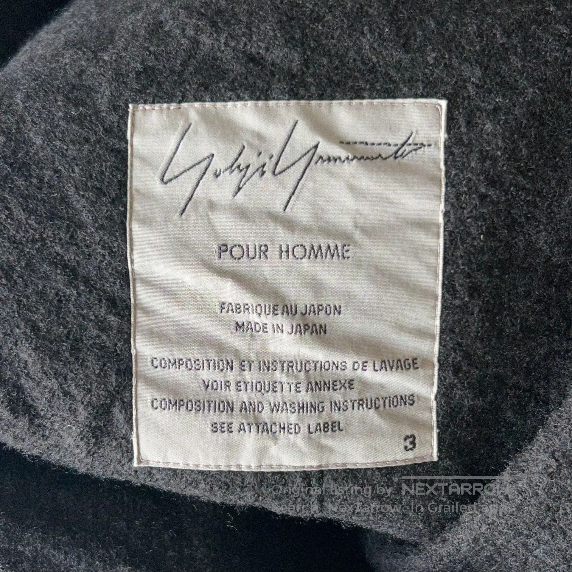 Yohji Yamamoto yohji yamamoto black wool suit jacket. Size US M / EU 48-50 / 2 - 5 Thumbnail