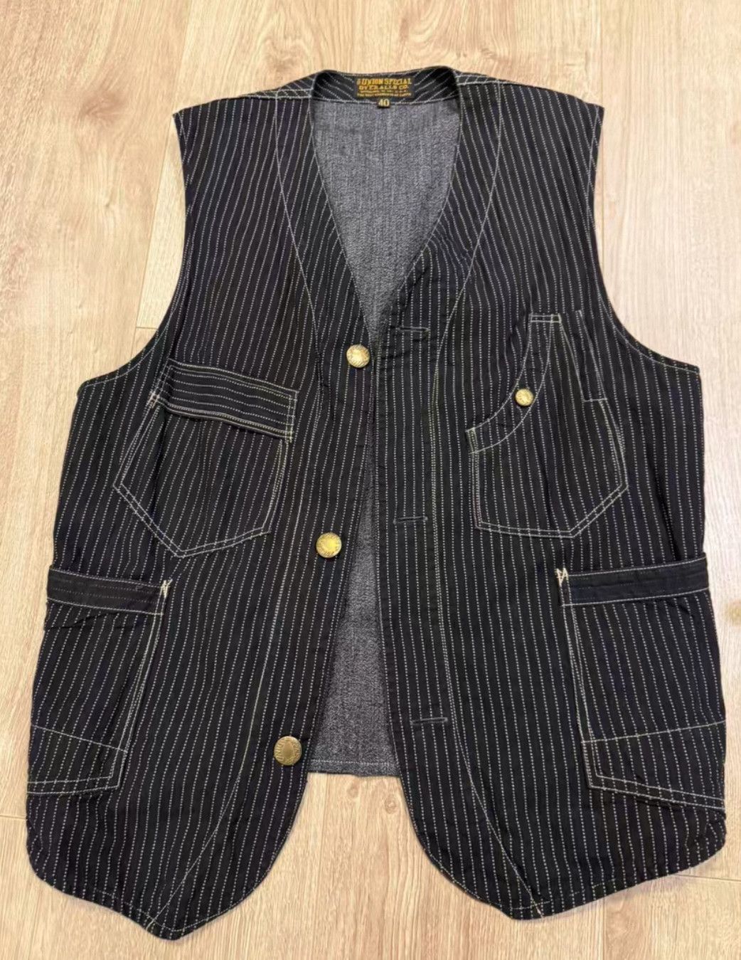 Iron Heart Iron heart Classic Vintage Vest Asian Size 40 Size US L / EU 52-54 / 3 - 3 Thumbnail
