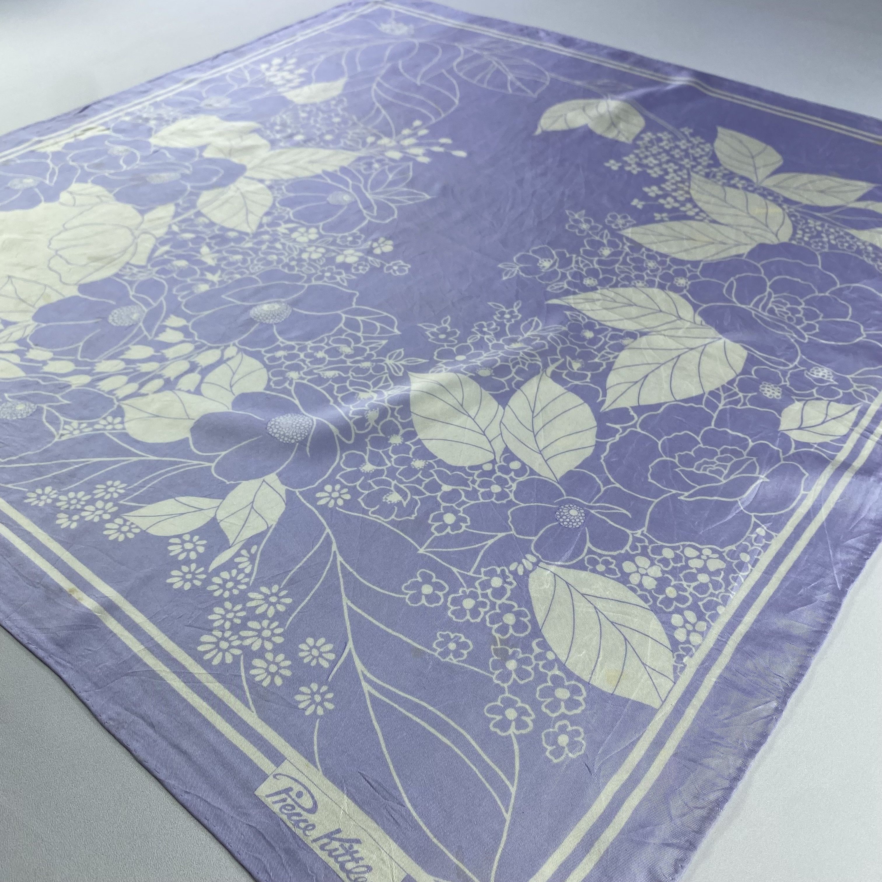 Japanese Brand × Vintage Vintage Japanese Brand Floral Scarf SS041 Size ONE SIZE - 3 Thumbnail
