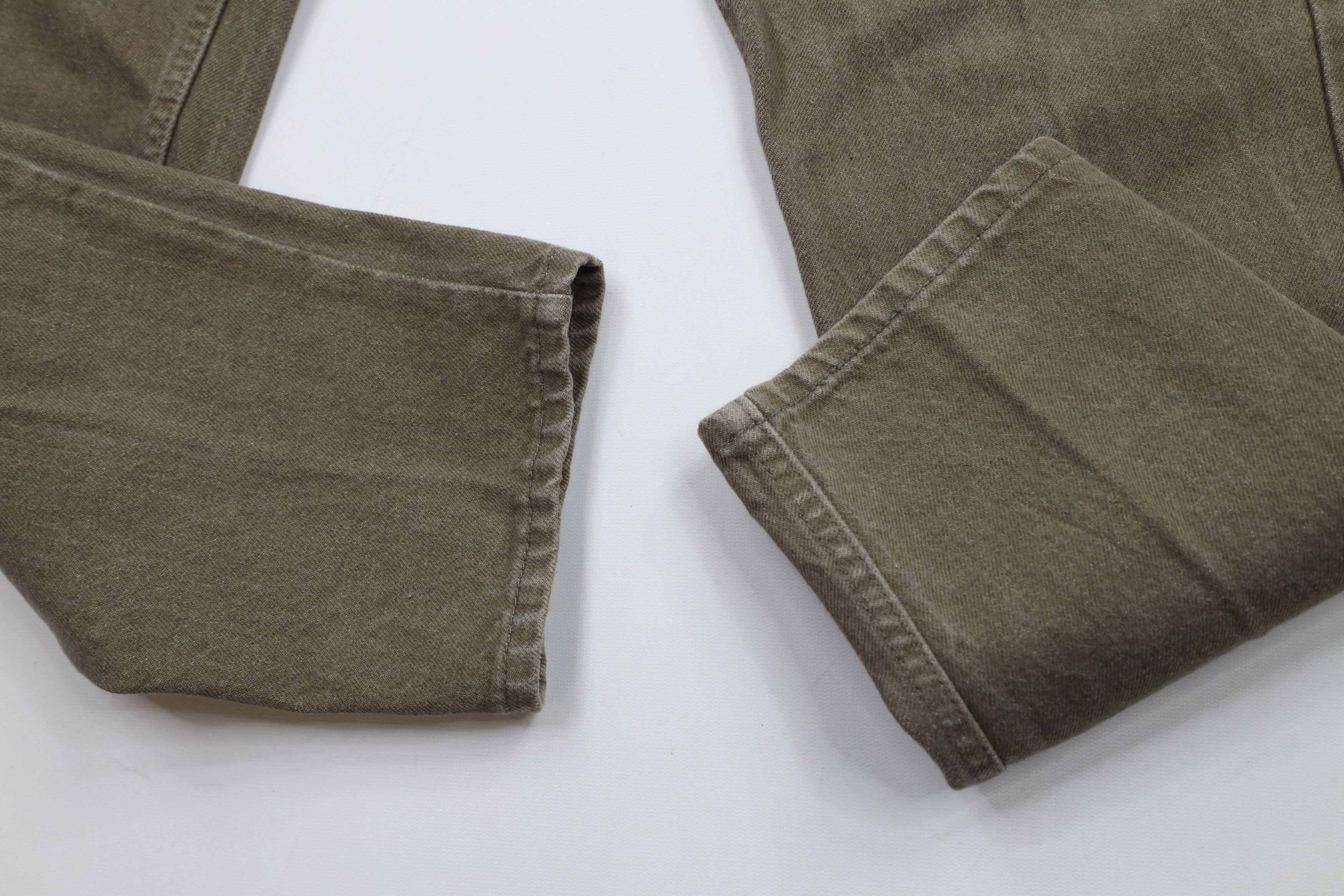 Levi's × Vintage Vintage 90s Levis 550 Orange Tab Tapered Leg Jeans Green USA Size US 34 / EU 50 - 6 Thumbnail