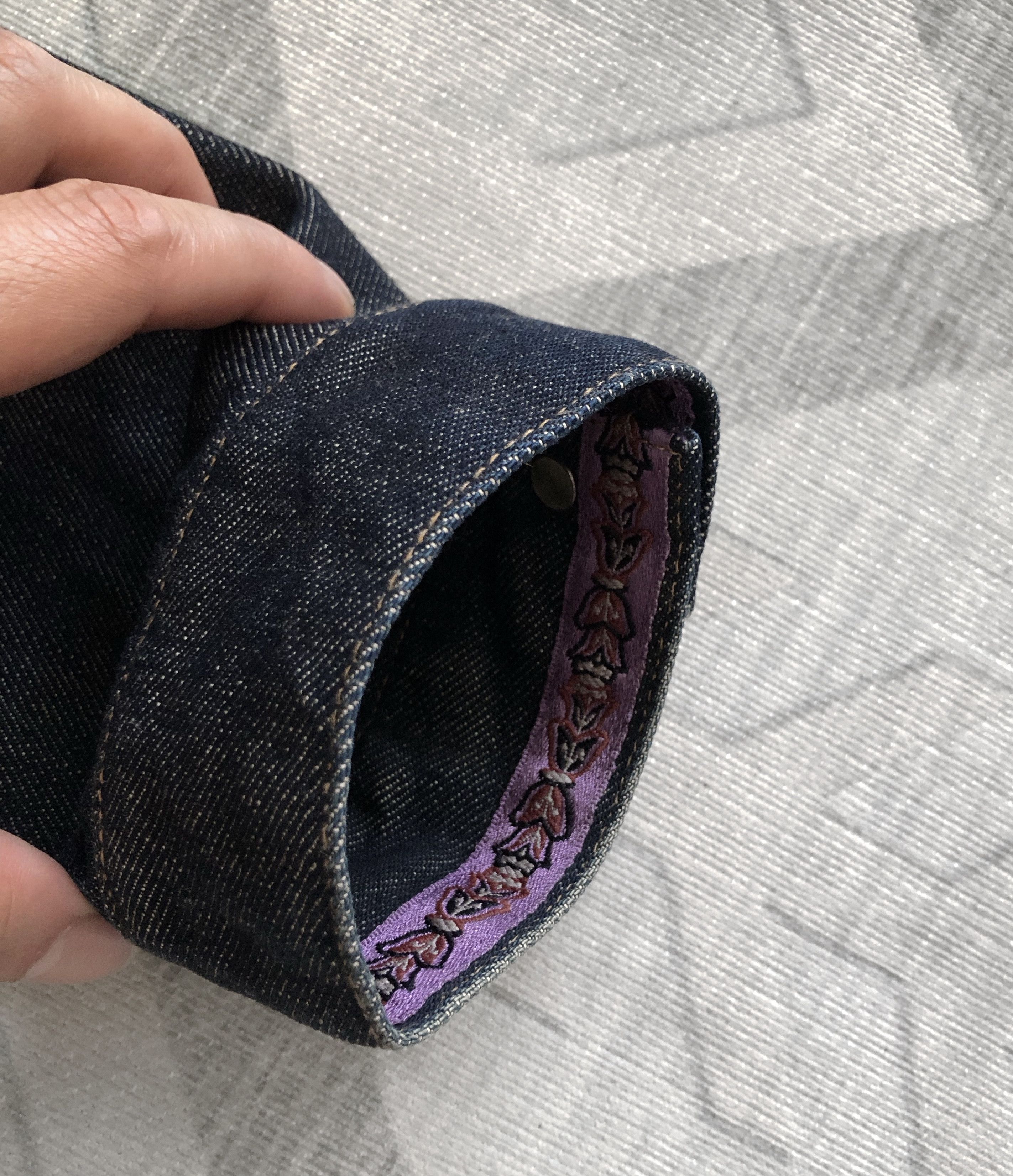 Michel Klein × Vintage VINTAGE MICHEL KLEIN DENIM JACKET Size S / US 4 / IT 40 - 8 Thumbnail