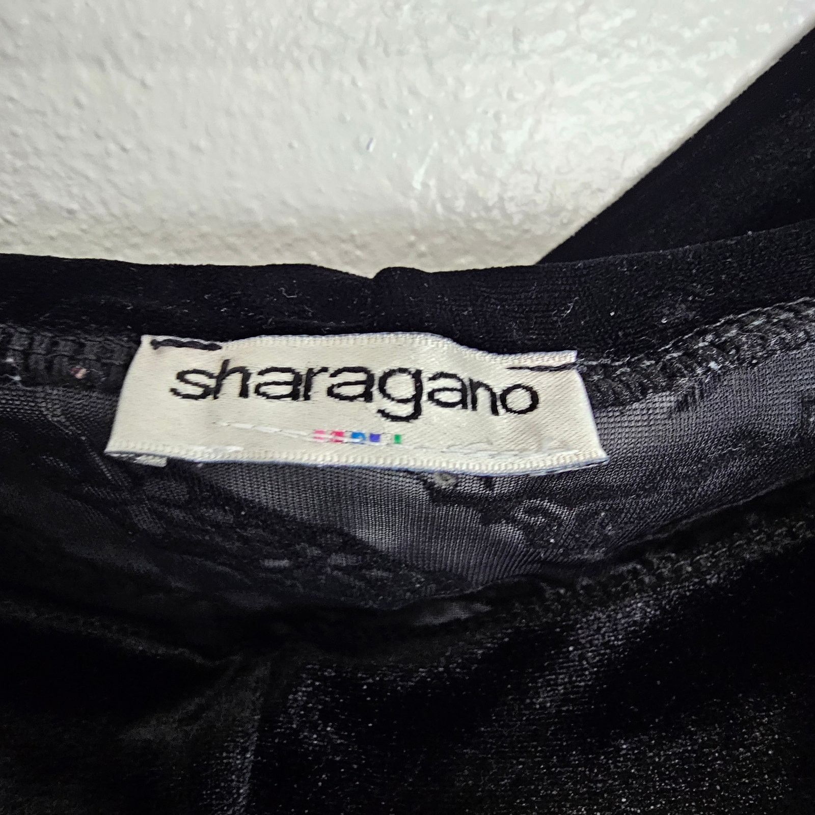 HARAGO Sharagano Velvet Burnout Off Shoulder Top S Whimsigoth Sheer Size S / US 4 / IT 40 - 6 Thumbnail