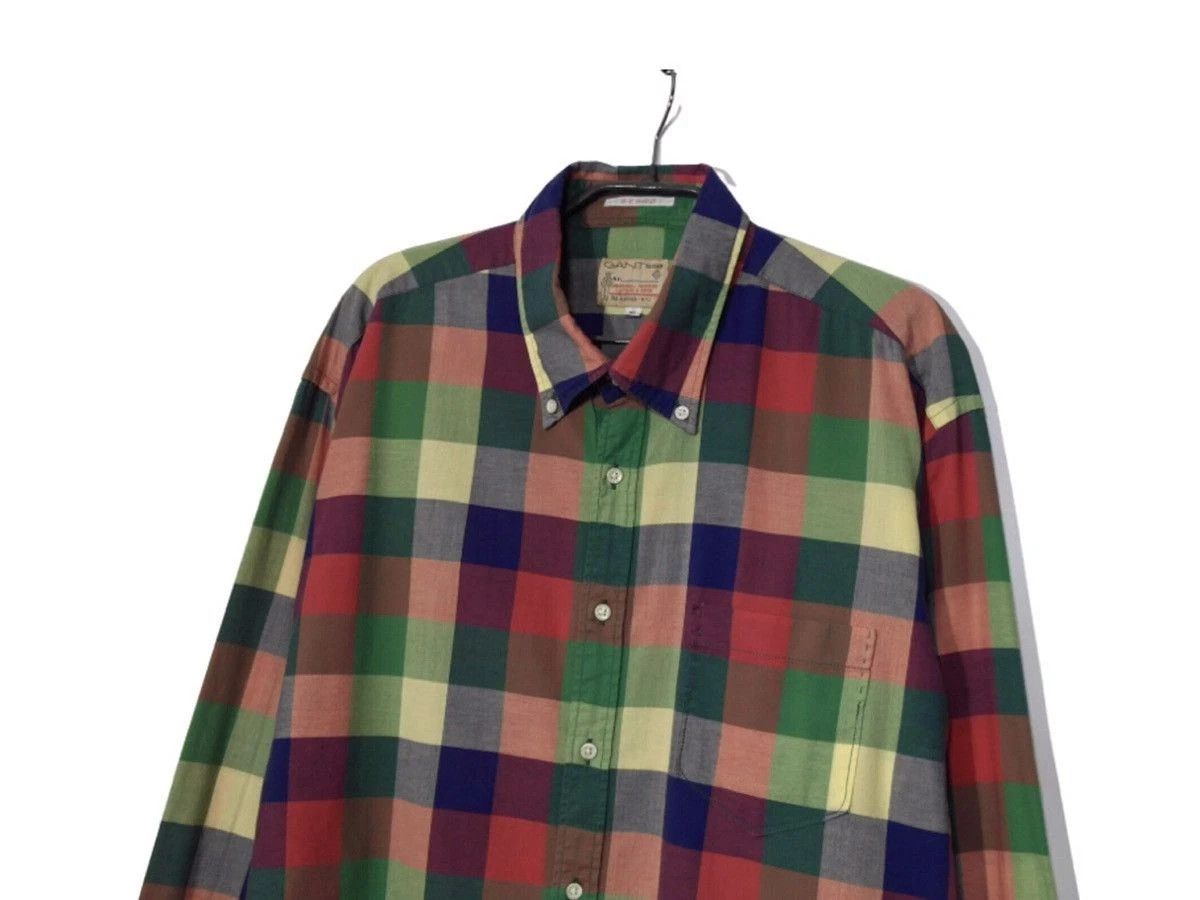 Gant Rugger Gant Rugger Multi Check Button Down Shirt Men's Size XL Size US XL / EU 56 / 4 - 2 Thumbnail