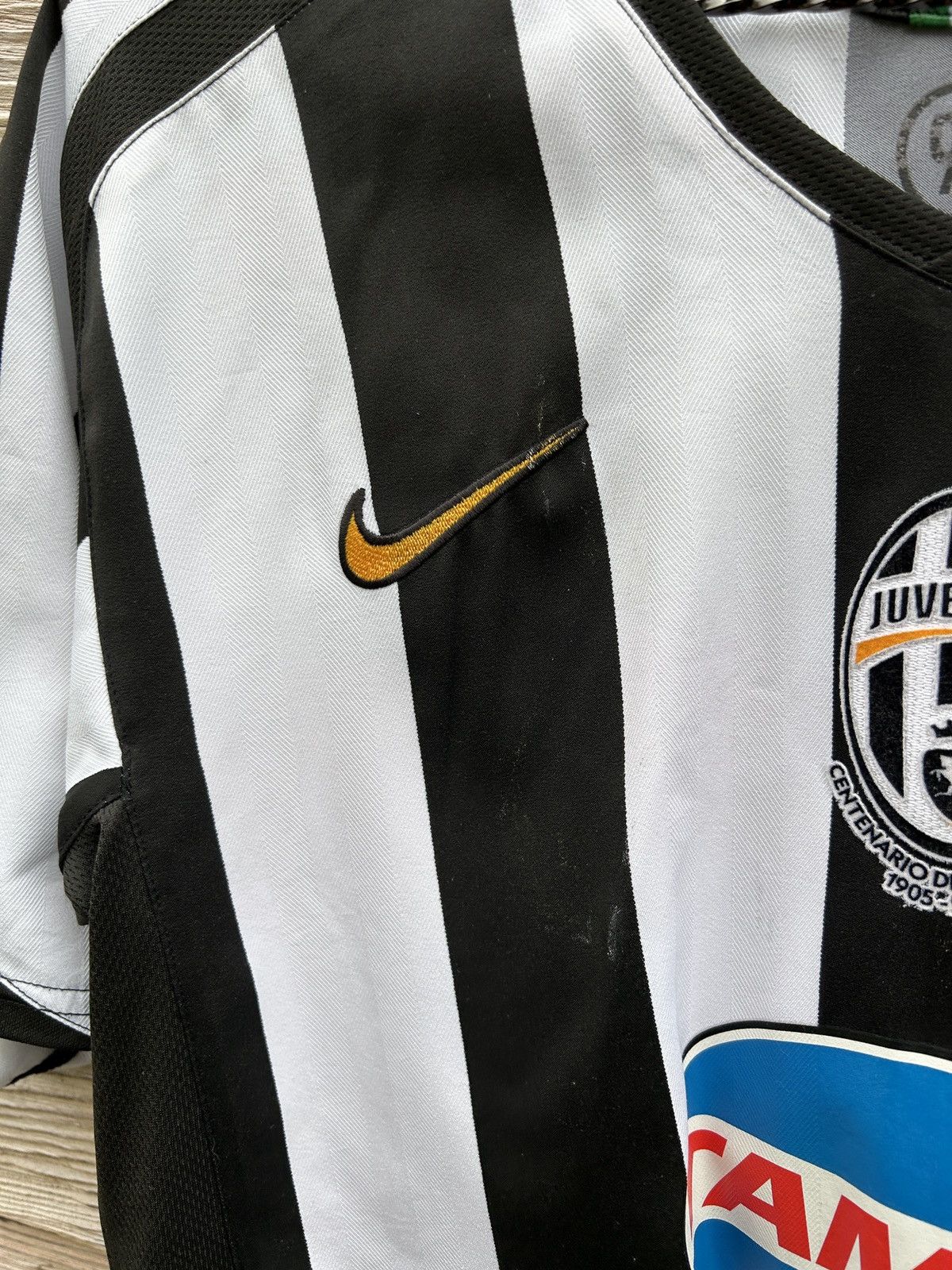Nike Vintage Nike T90 Juventus #11 Nedved 2005/06 Home Kit Jersey Size US S / EU 44-46 / 1 - 8 Thumbnail