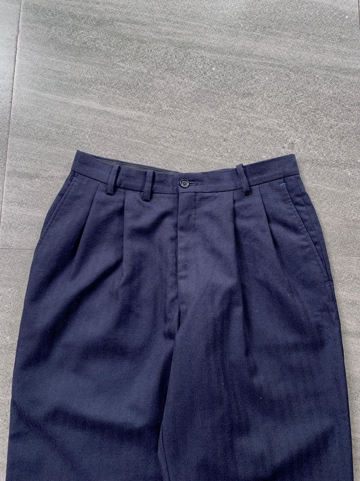 Yohji Yamamoto FREE TAX! Y's for Men Wideleg Cuffed Trousers Size US 29 - 3 Thumbnail
