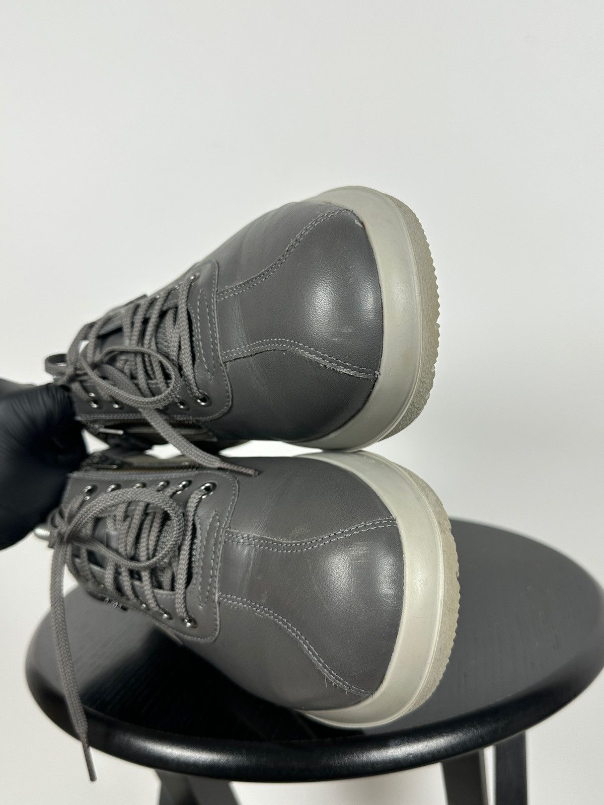 Kybun Kybun Gray Leather Orthopedic Comfort Sneakers Size US 9.5 / EU 42-43 - 23 Thumbnail