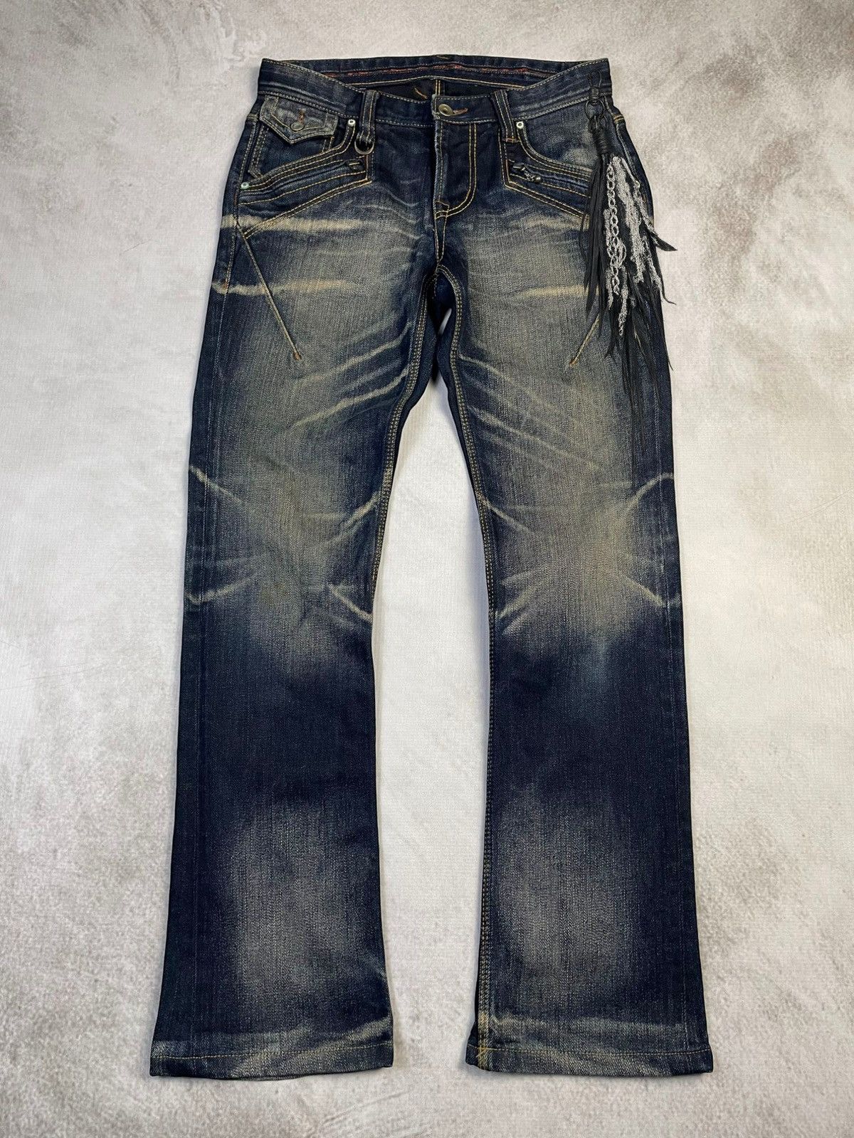 2000s NCFM Vkei Style Flare Denim