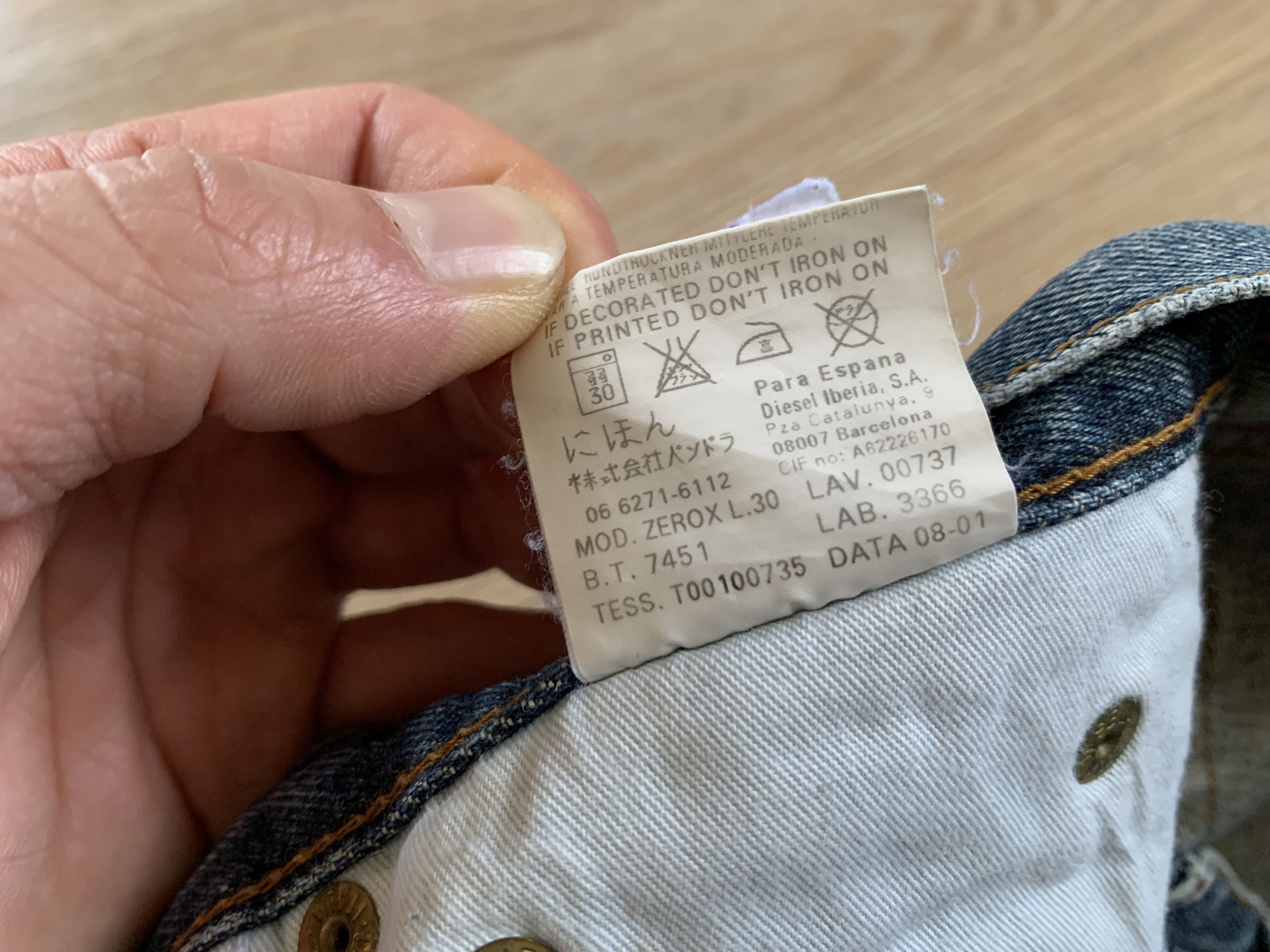 Diesel Vintage Diesel Industry Denim Division RR55 Jeans Size 26" / US 2 / IT 38 - 13 Thumbnail