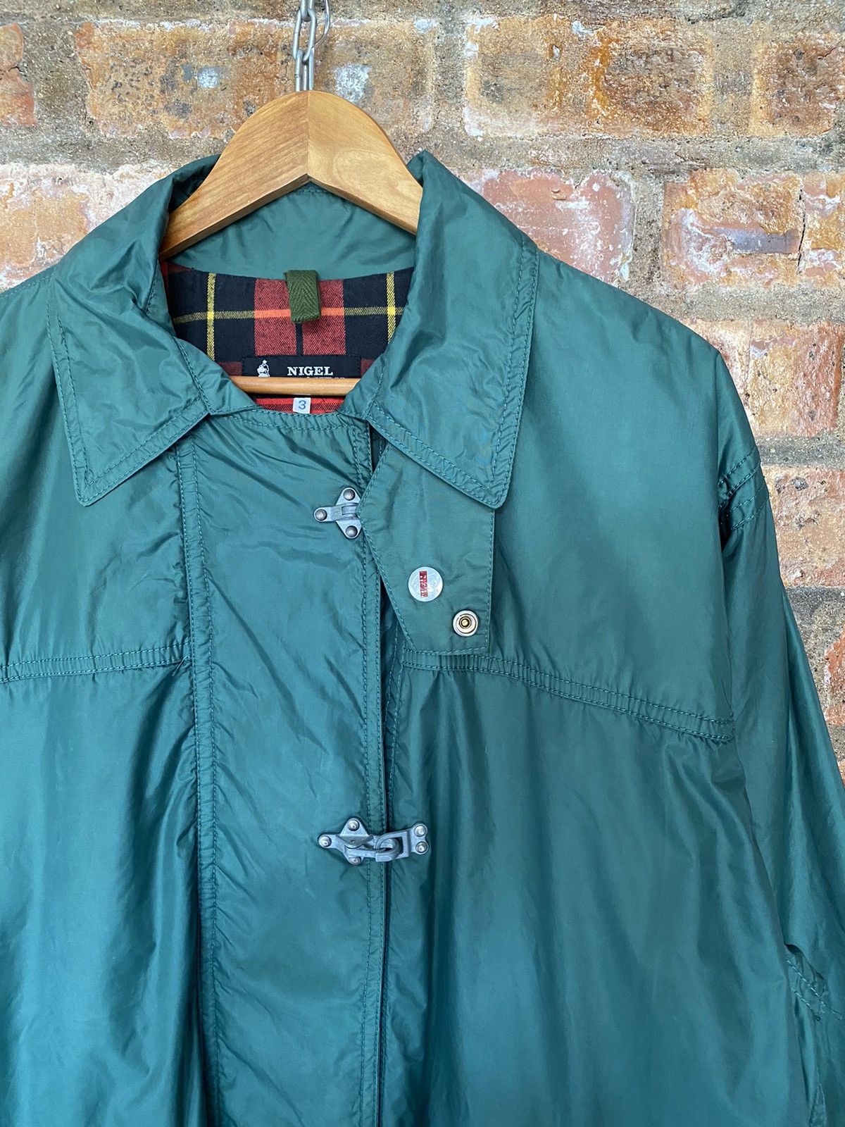 Nigel Cabourn 90s Nigel Cabourn Raincoat tartan lining Size US L / EU 52-54 / 3 - 5 Thumbnail