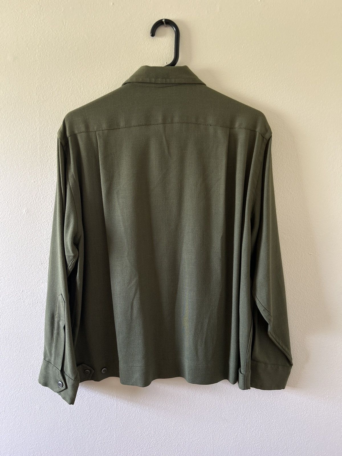 Vintage Aloha Sportswear Moss Green Overshirt Size US M / EU 48-50 / 2 - 2 Thumbnail