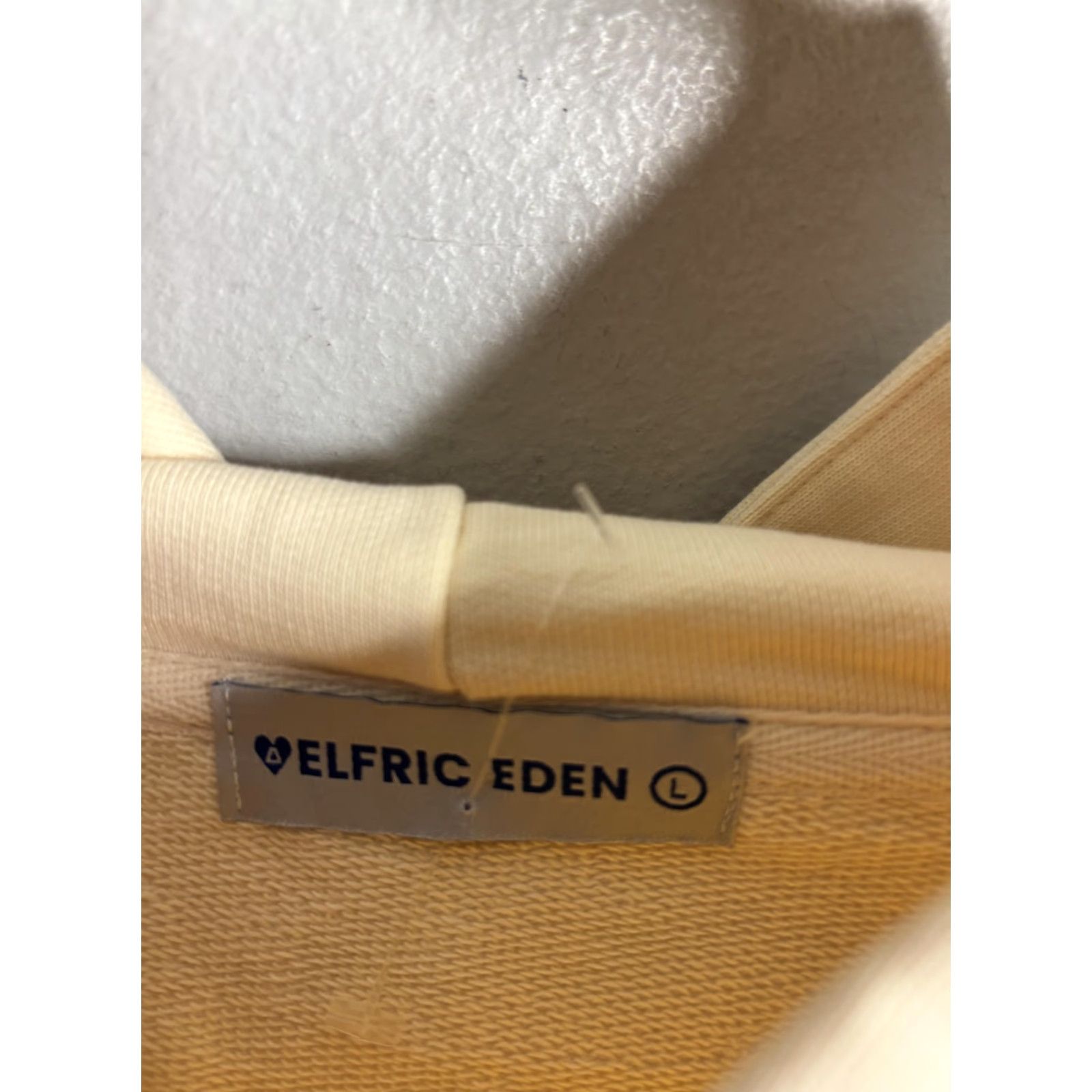 Vintage Elfric Eden Hoodie Mens L White Graphic Print Pray the Lord Pullover Sweatshirt Size US L / EU 52-54 / 3 - 3 Thumbnail