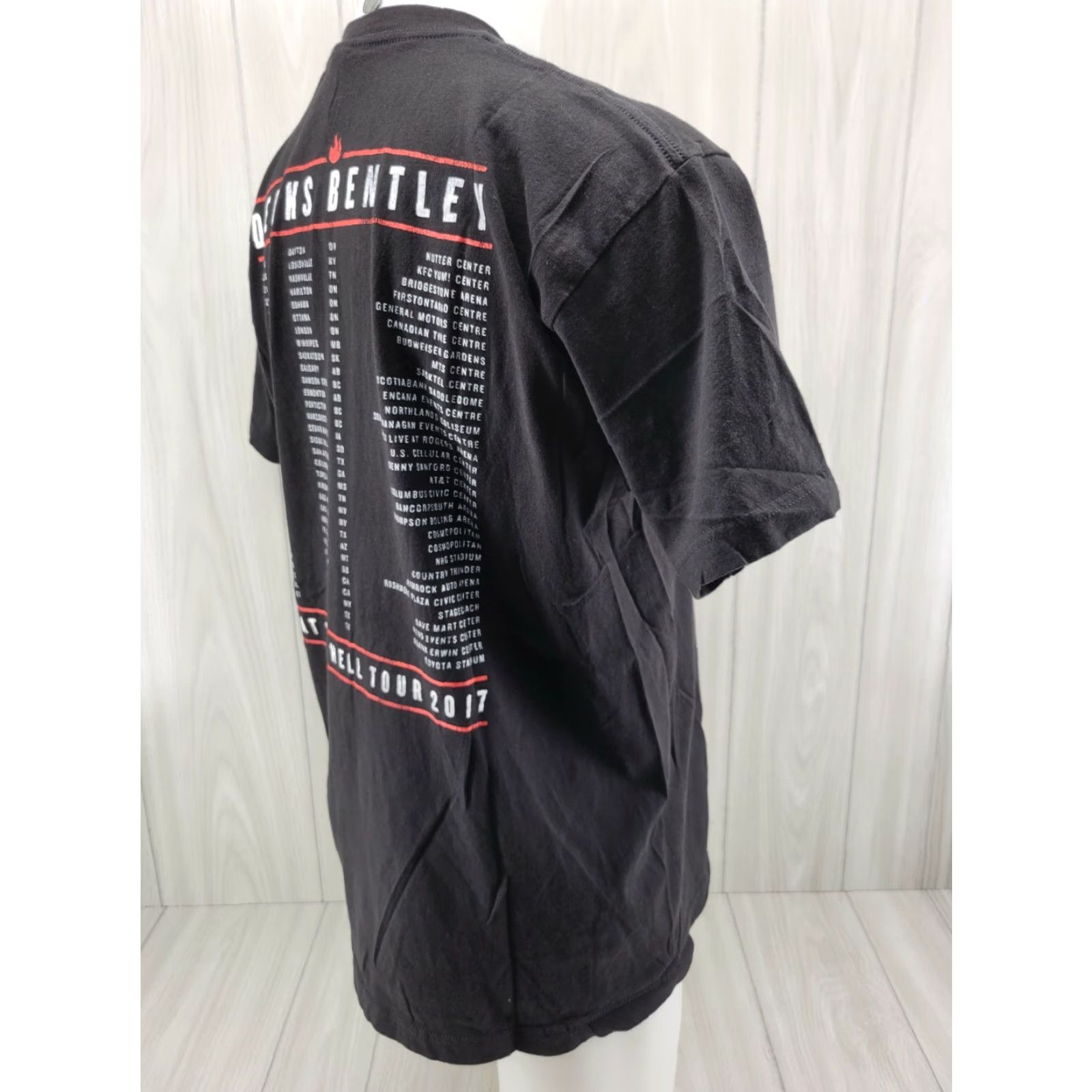 Tultex DIERKS BENTLEY 2017 What The Hell Concert Tour T-SHIRT Mens XL Black Tultex Graphic Tee Shirts Mens Music Tour Merch Size US XL / EU 56 / 4 - 4 Thumbnail
