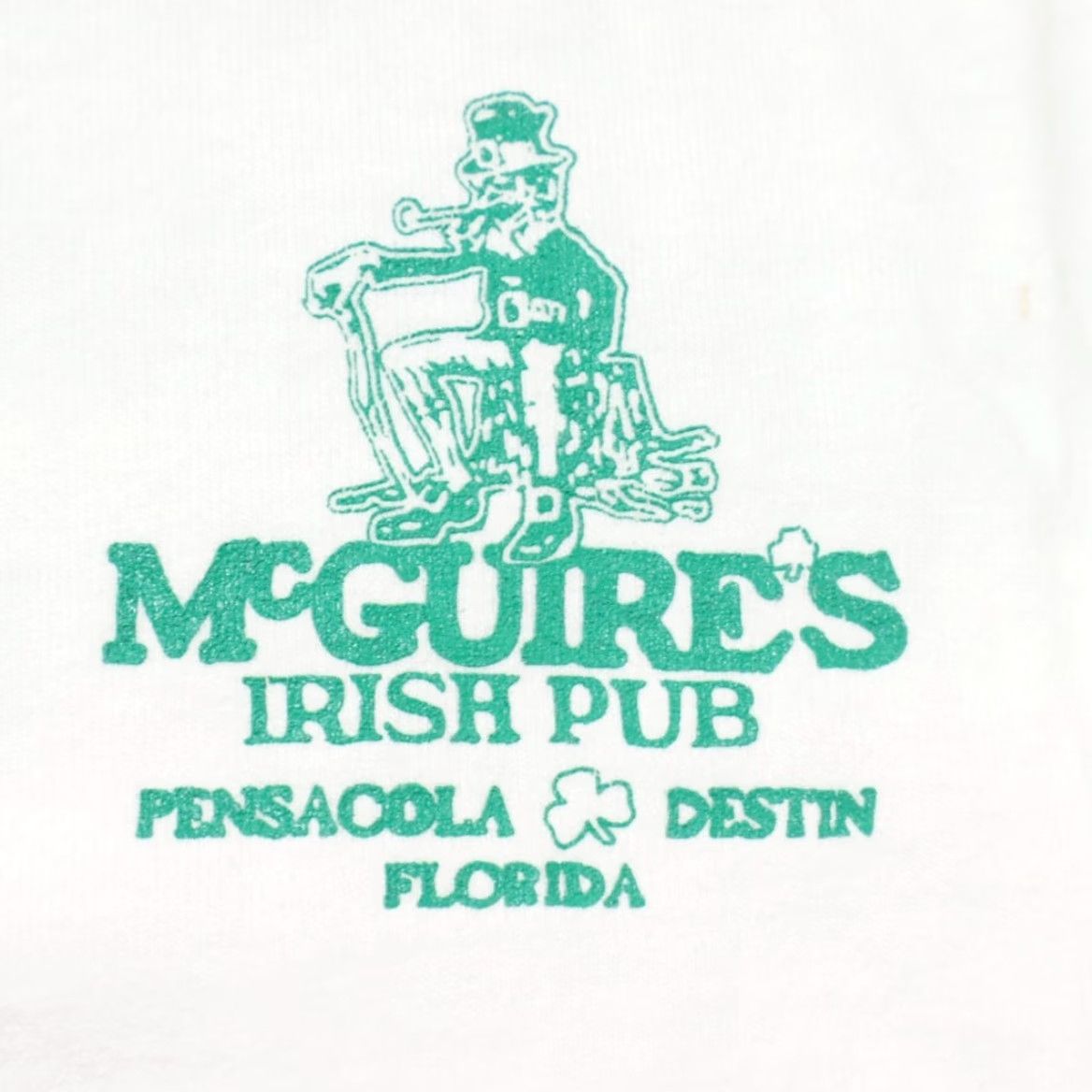 ESPIRIT Spirit Jersey McGuire's Irish Pub Solid Long Sleeve T-Shirt White Men's M Size US M / EU 48-50 / 2 - 6 Thumbnail