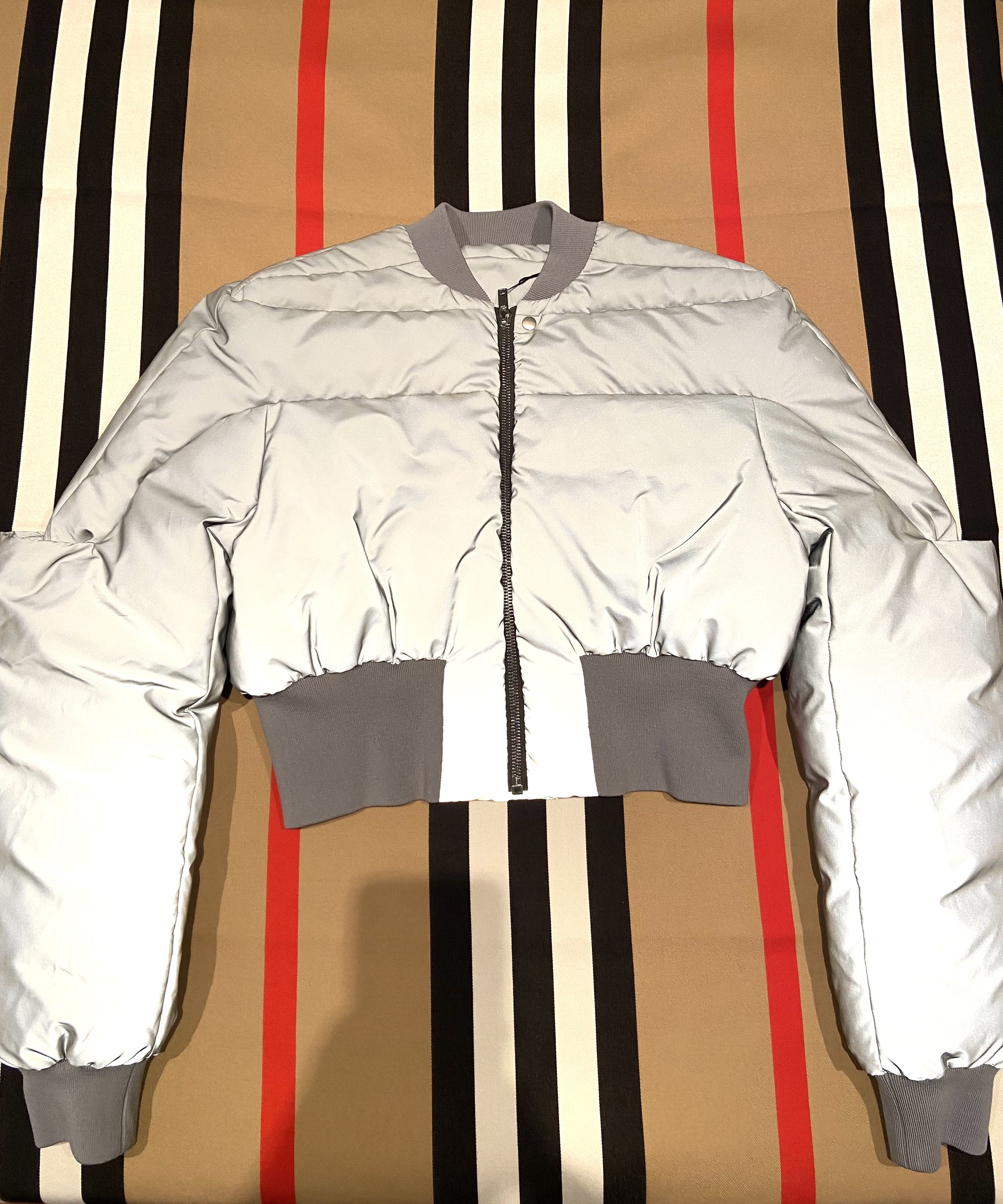 image of New Rick Owens Girdered Jacket in Grey, Men's (Size Medium)